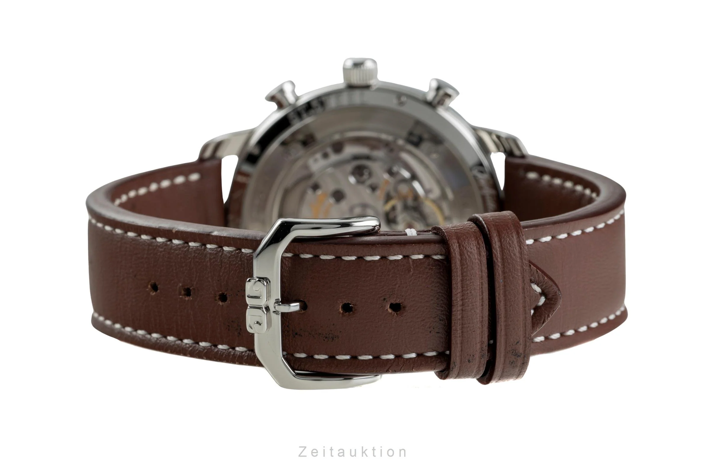 Glashütte Senator Sixties chronograph steel automatic men's watch 1-39-34-02-22-04  [2504844] - Image 14