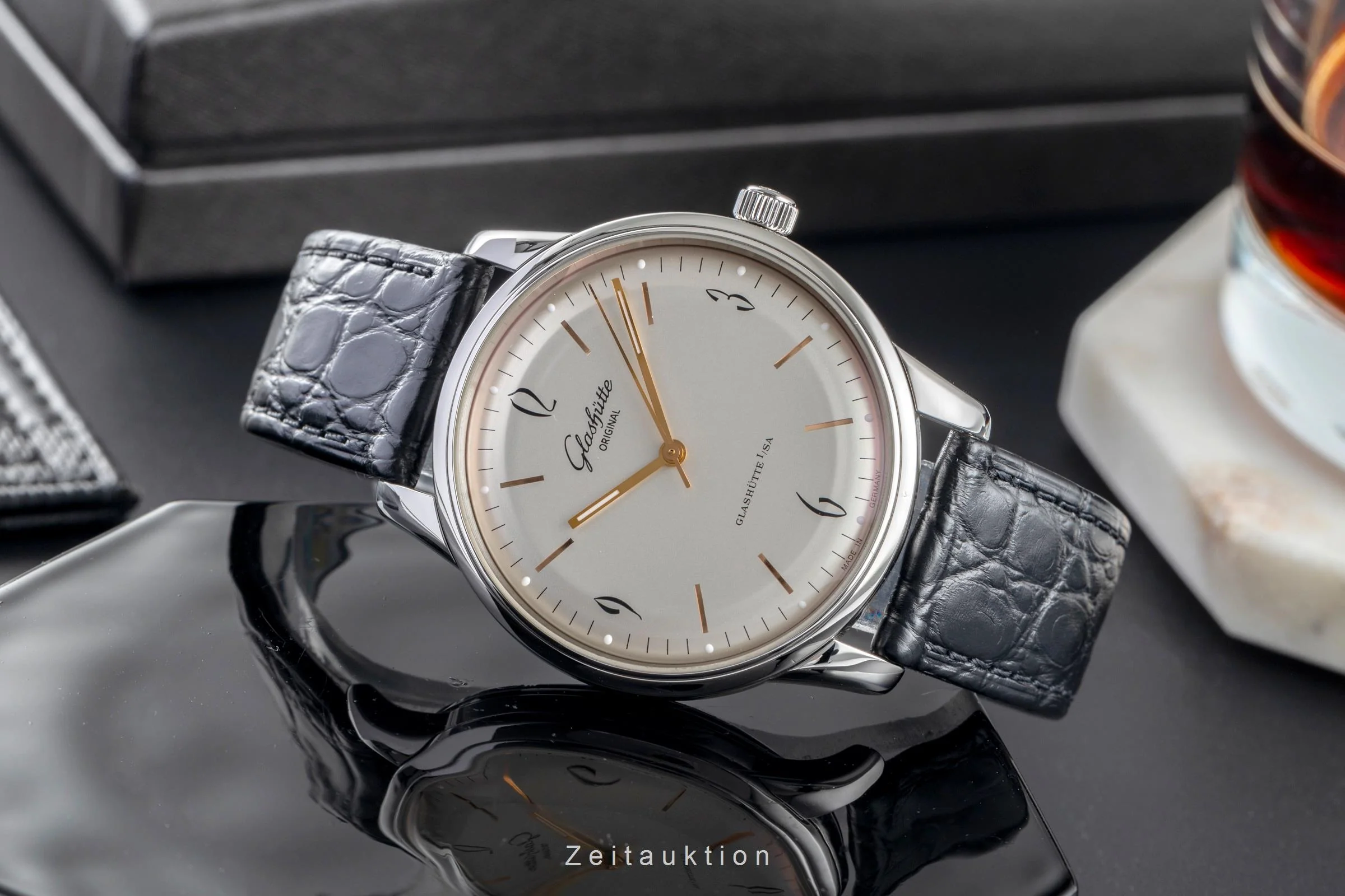Glashütte Senator Sixties steel automatic men's watch 1-39-52-01-02-04 LP: 7100EUR  [2504769] - Image 3