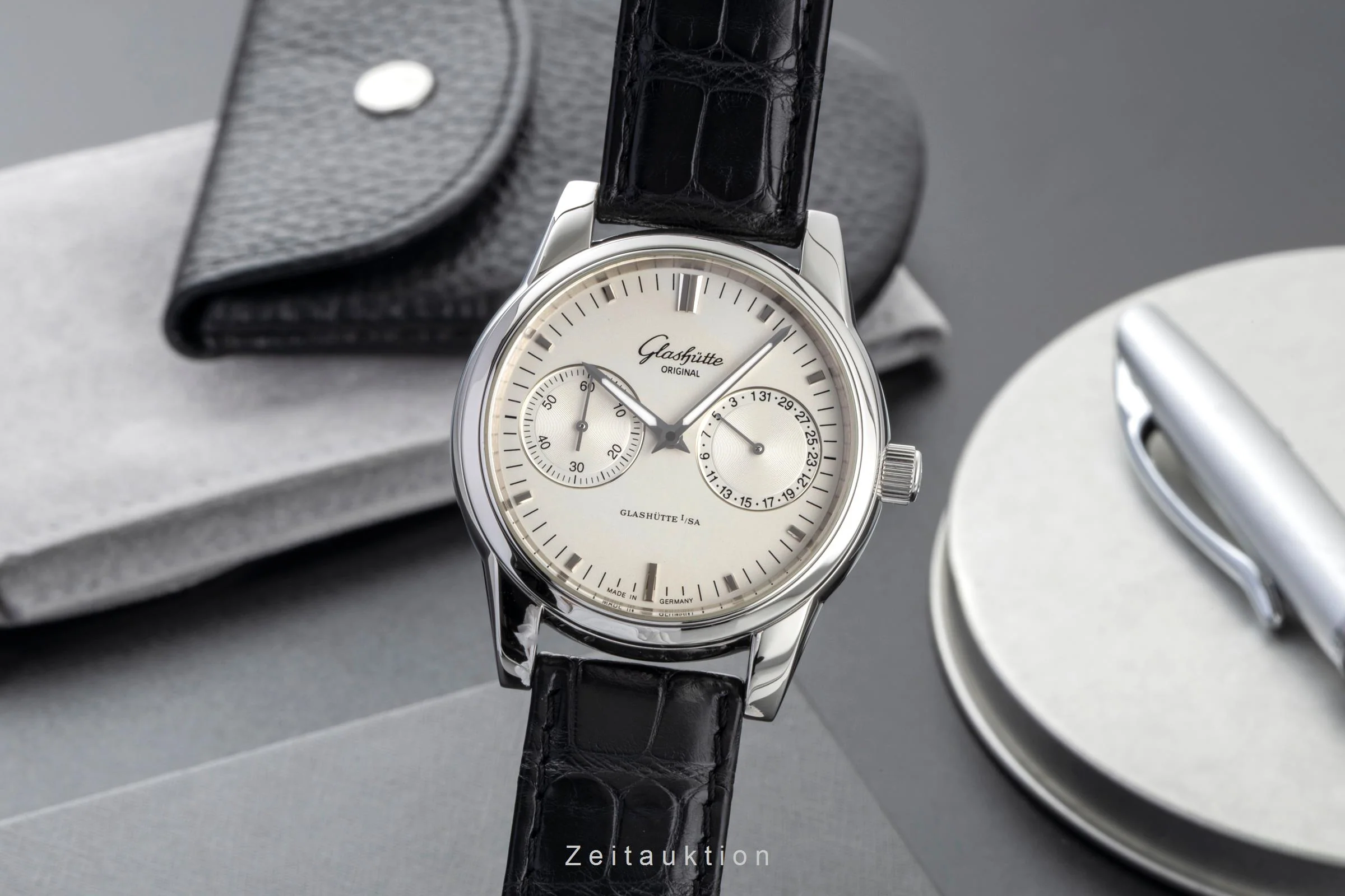 Glashütte Senator steel automatic men's watch 1-39-58-02-02-04  [2600595] - Image 2