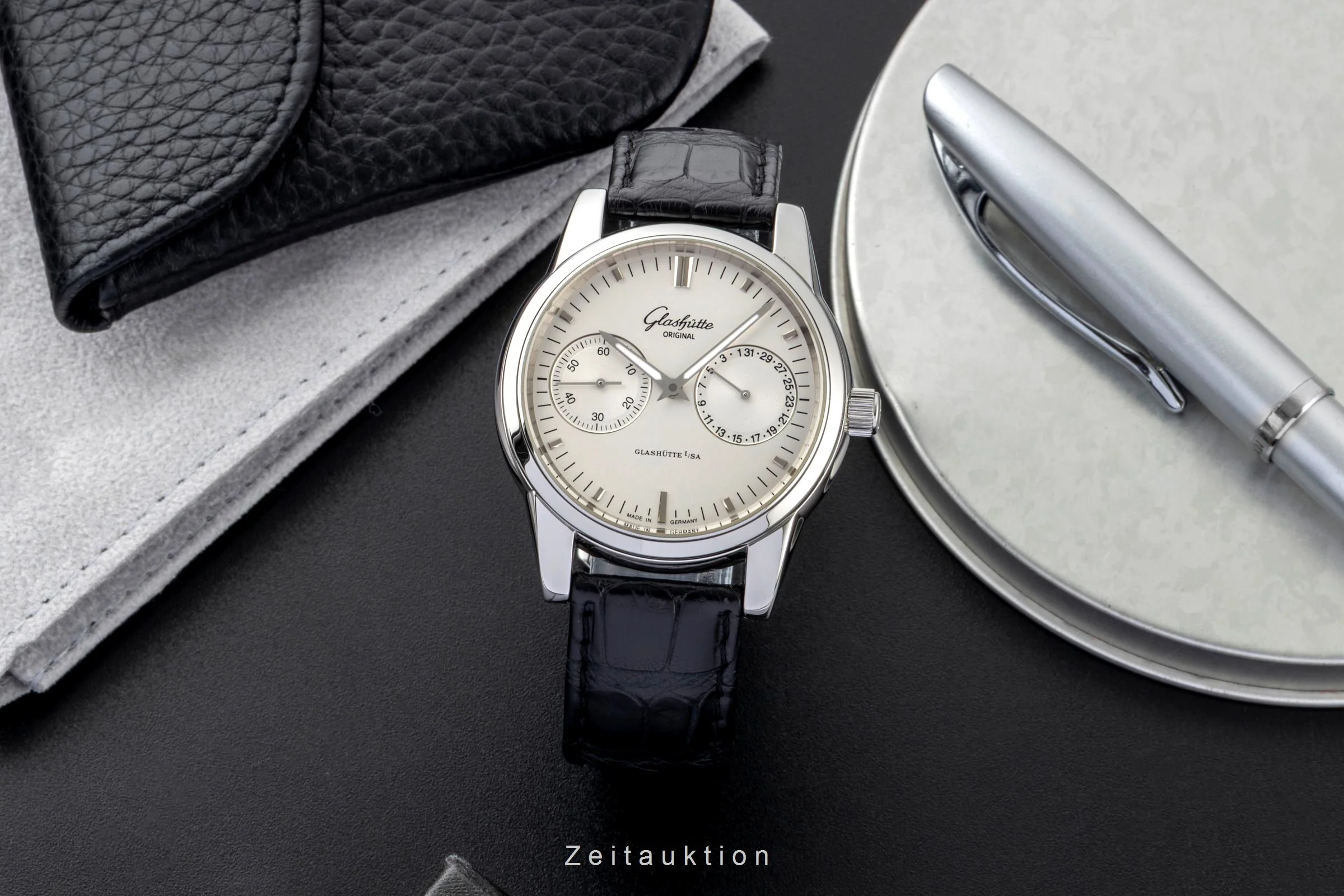 Glashütte Senator steel automatic men's watch 1-39-58-02-02-04  [2600595] - Image 4