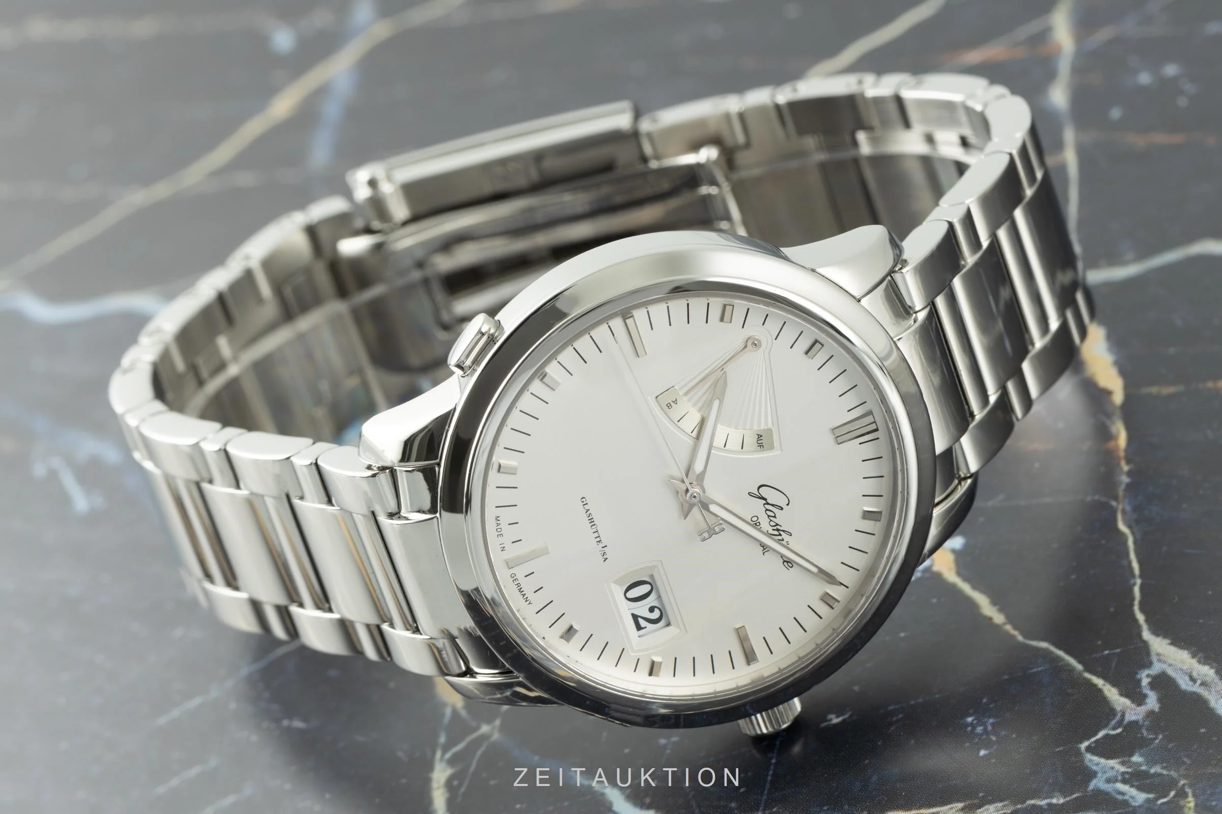 Glashütte Senator steel automatic men's watch 100-01-13-02-04   LP: 9400EUR  [2106501] - Image 2