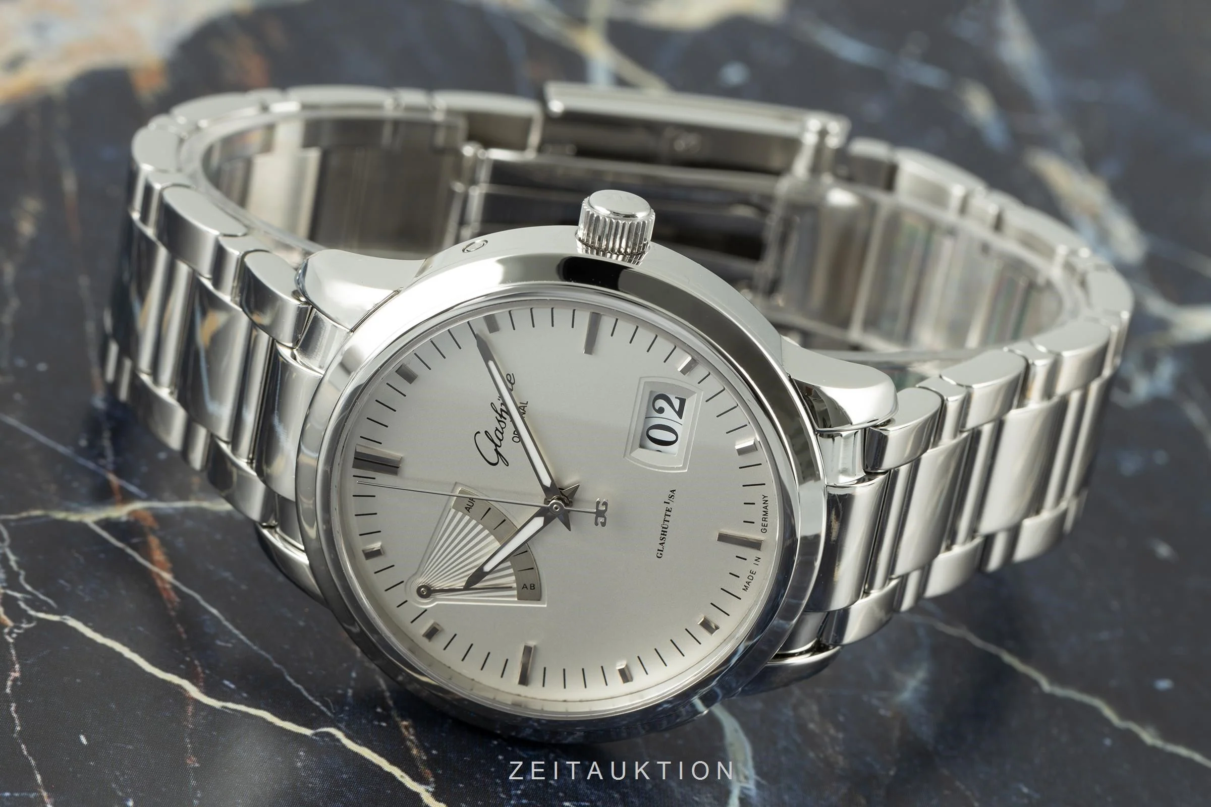 Glashütte Senator steel automatic men's watch 100-01-13-02-04   LP: 9400EUR  [2106501] - Image 3