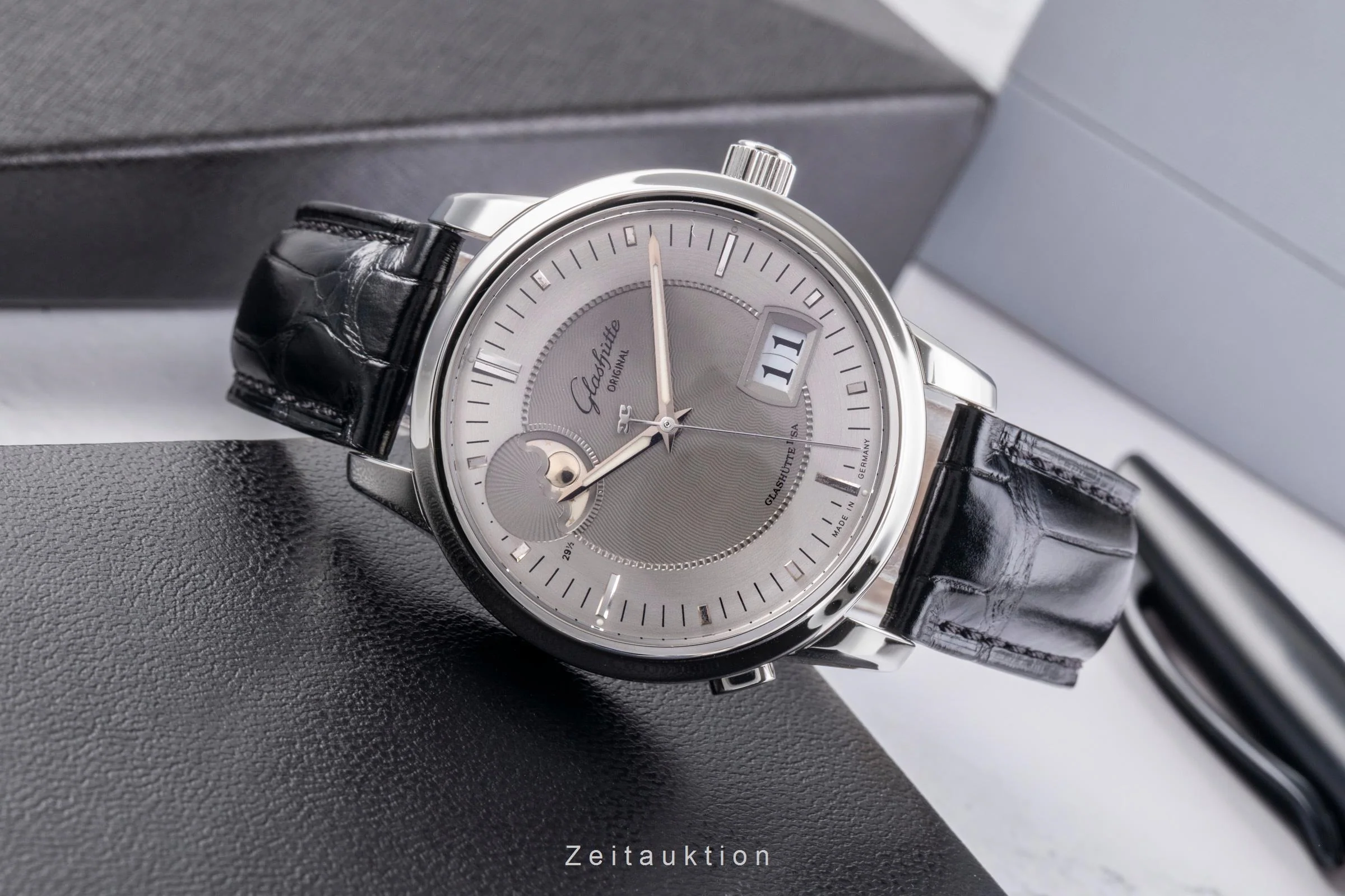 Glashütte Senator steel automatic men's watch 100-04-03-02-04	 LP: 12000EUR  [2504331] - Image 3