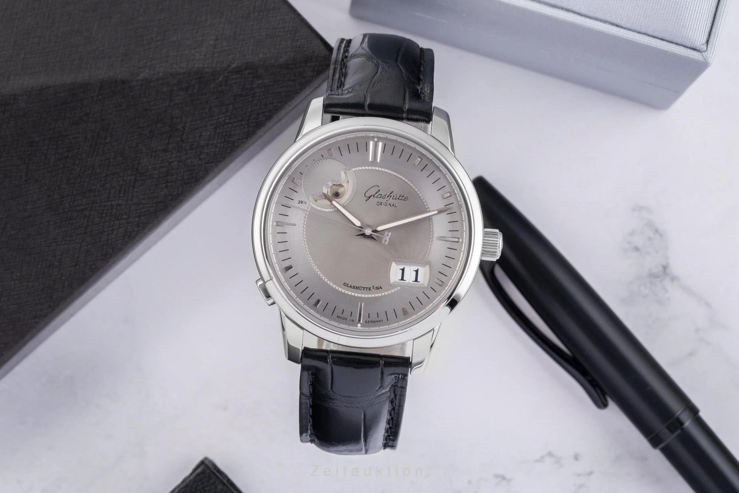 Glashütte Senator steel automatic men's watch 100-04-03-02-04	 LP: 12000EUR  [2504331] - Image 4