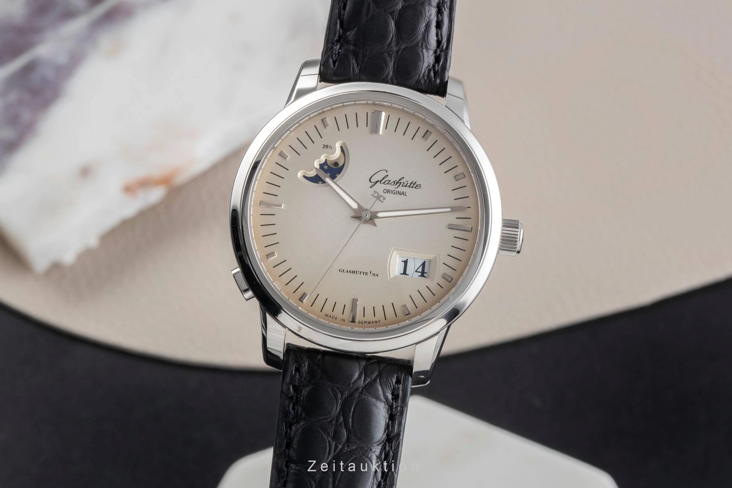 Glashütte Senator steel automatic men's watch 100-04-13-02-04 LP: 12100EUR  [2501142] - Image 2