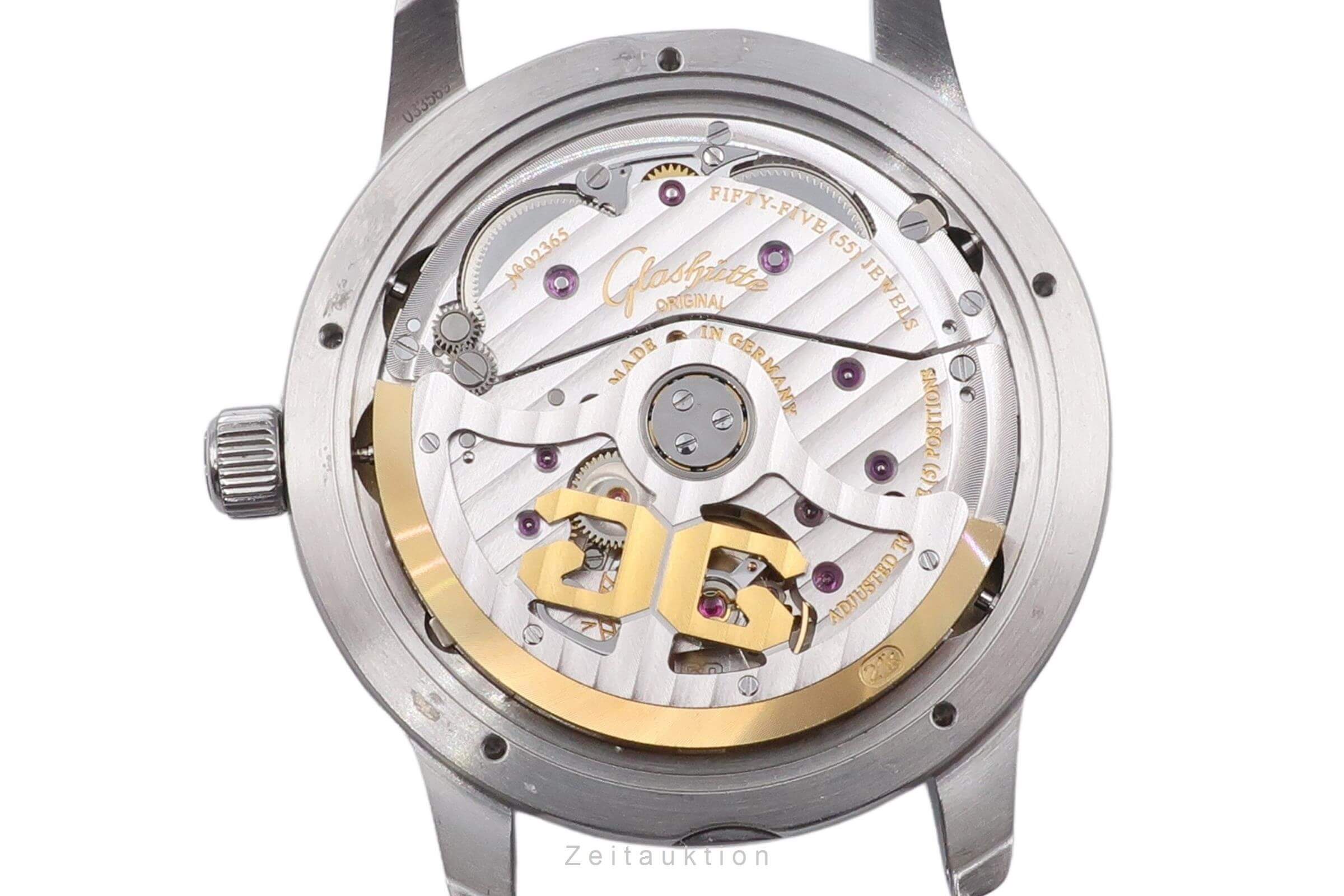 Glashütte Senator steel automatic men's watch 100-04-32-12-14 VP: 12000EUR  [2405822] - Image 13