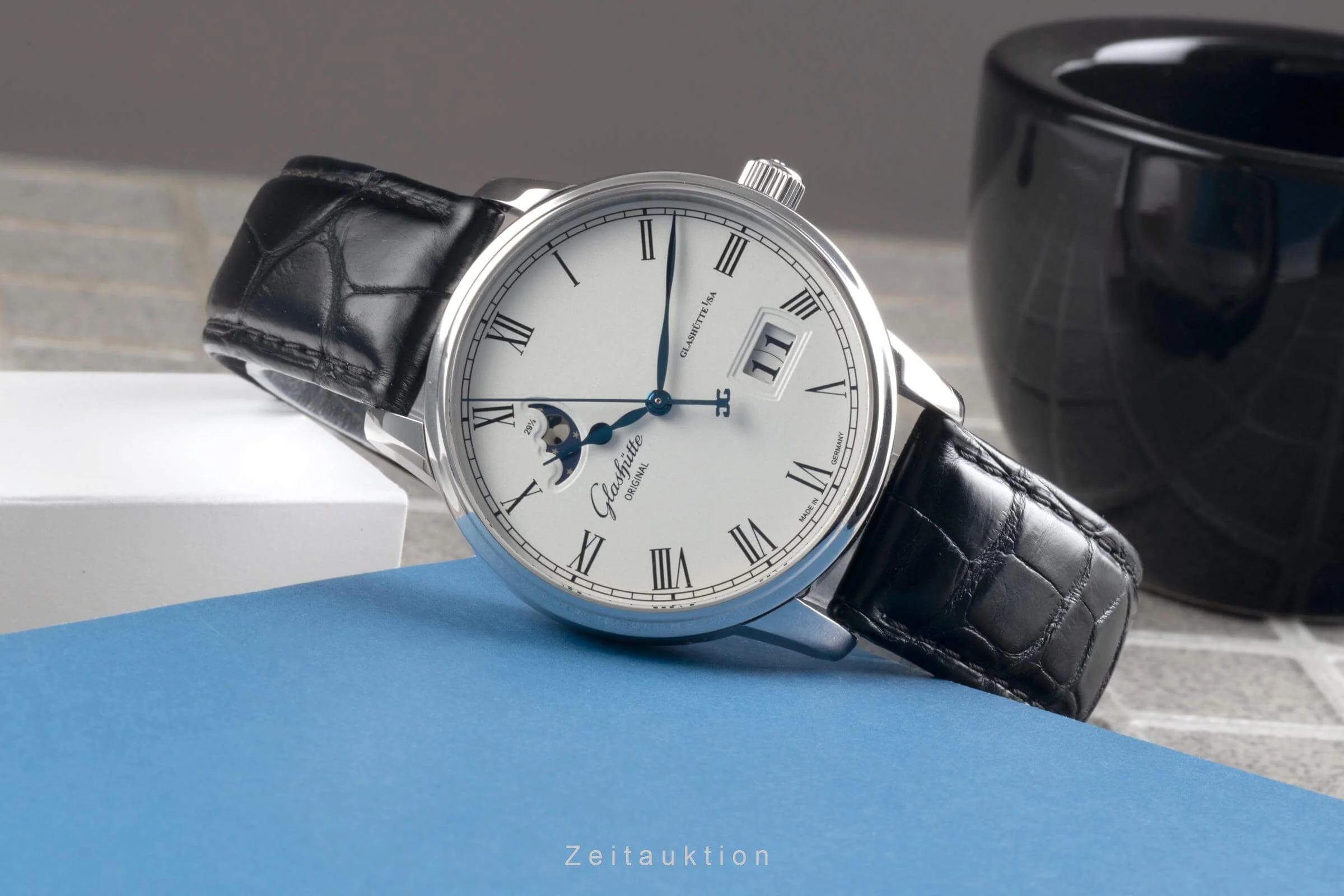Glashütte Senator steel automatic men's watch 100-04-32-12-14 VP: 12000EUR  [2405822] - Image 2