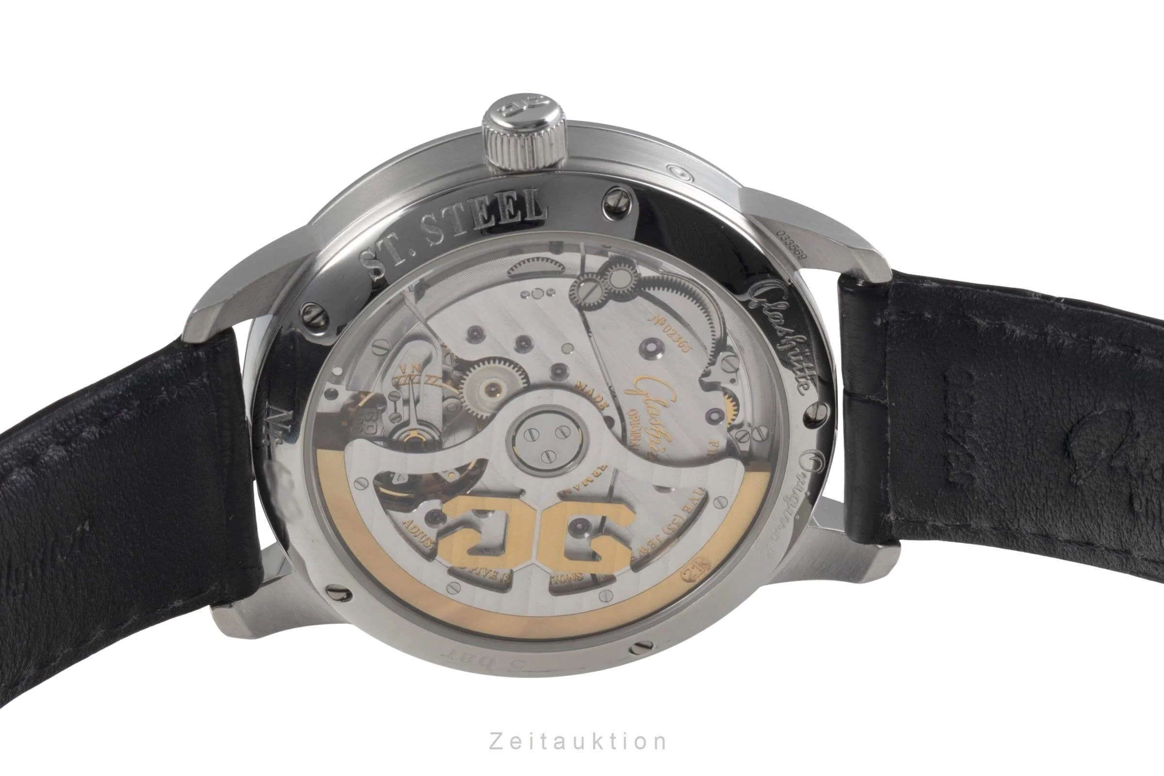 Glashütte Senator steel automatic men's watch 100-04-32-12-14 VP: 12000EUR  [2405822] - Image 9