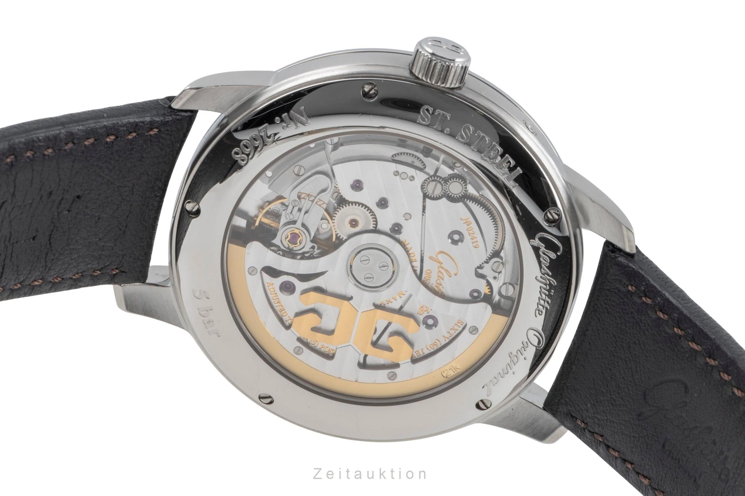 Glashütte Senator steel automatic men's watch 100-14-07-02-30  [2505584] - Image 12