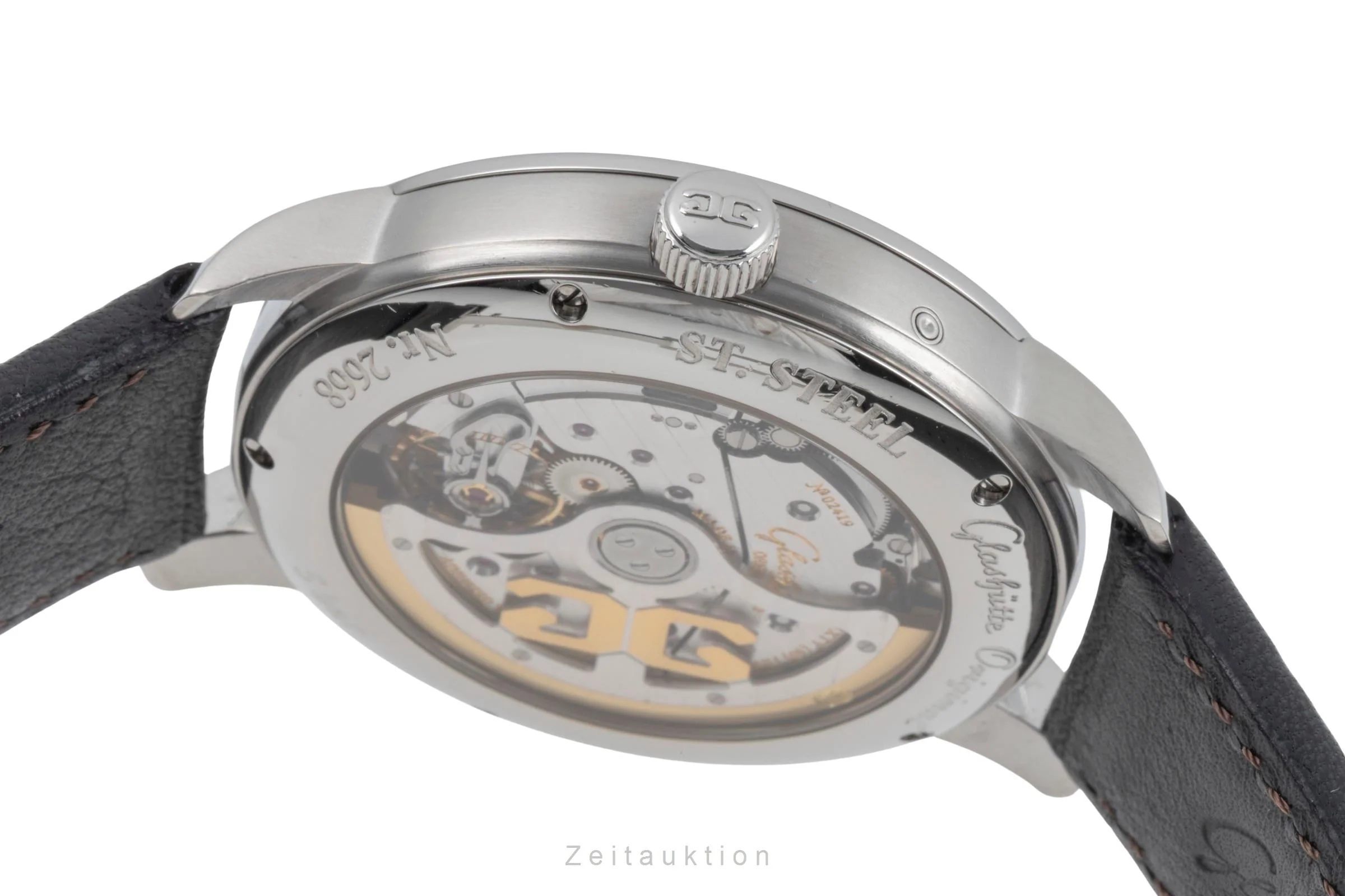 Glashütte Senator steel automatic men's watch 100-14-07-02-30  [2505584] - Image 13