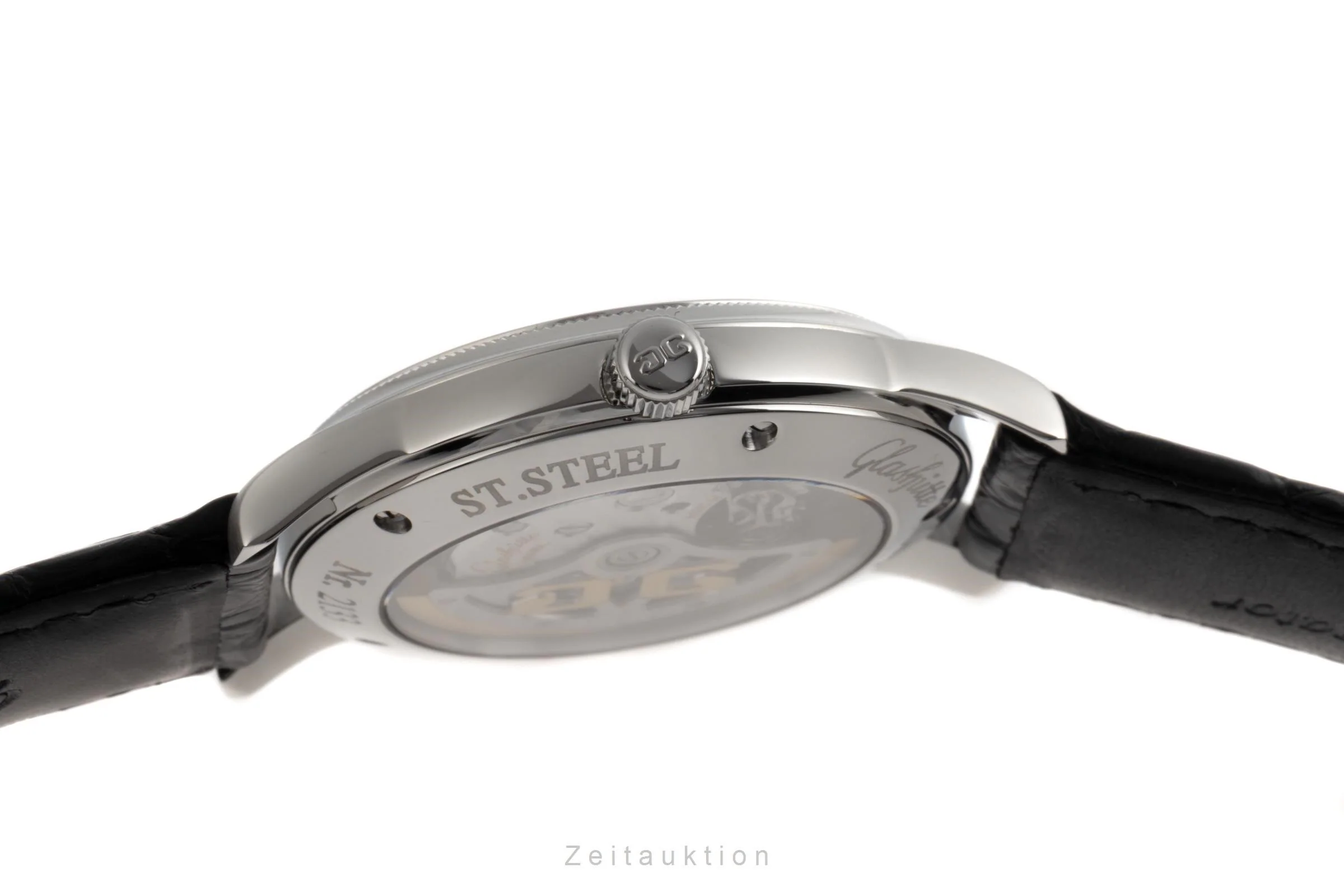 Glashütte Senator steel automatic men's watch 39-11-03-03-04 LP: 9000EUR  [2300229] - Image 10