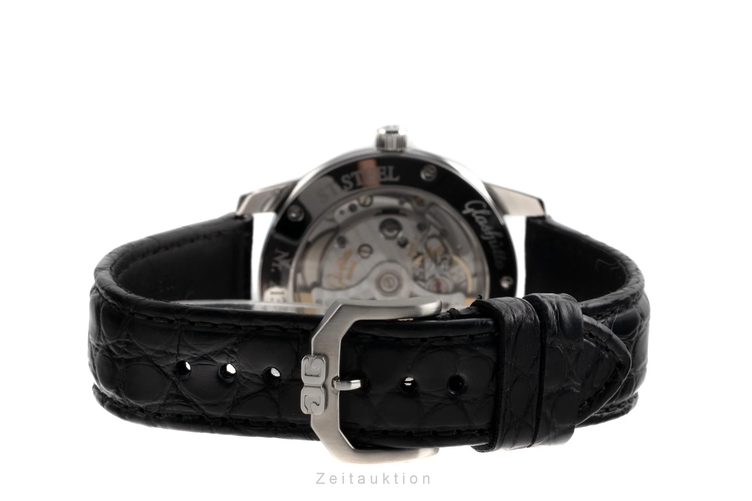 Glashütte Senator steel automatic men's watch 39-11-03-03-04 LP: 9000EUR  [2300229] - Image 11