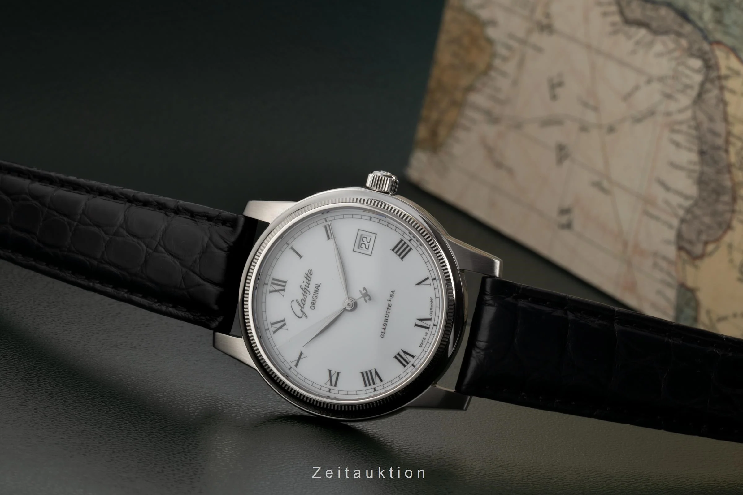 Glashütte Senator steel automatic men's watch 39-11-03-03-04 LP: 9000EUR  [2300229] - Image 3