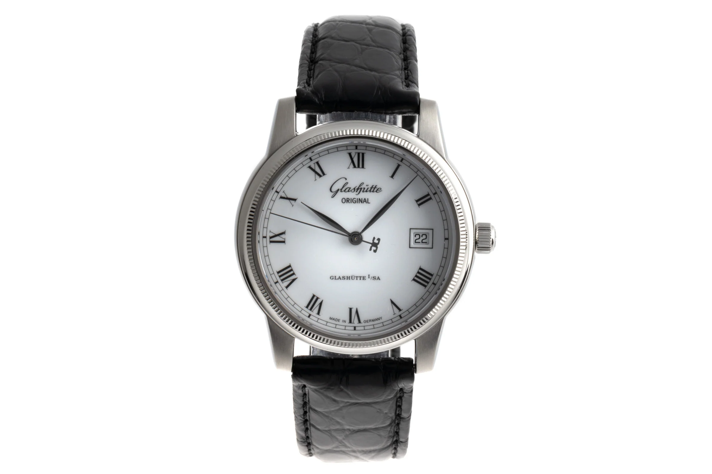 Glashütte Senator steel automatic men's watch 39-11-03-03-04 LP: 9000EUR  [2300229] - Image 4