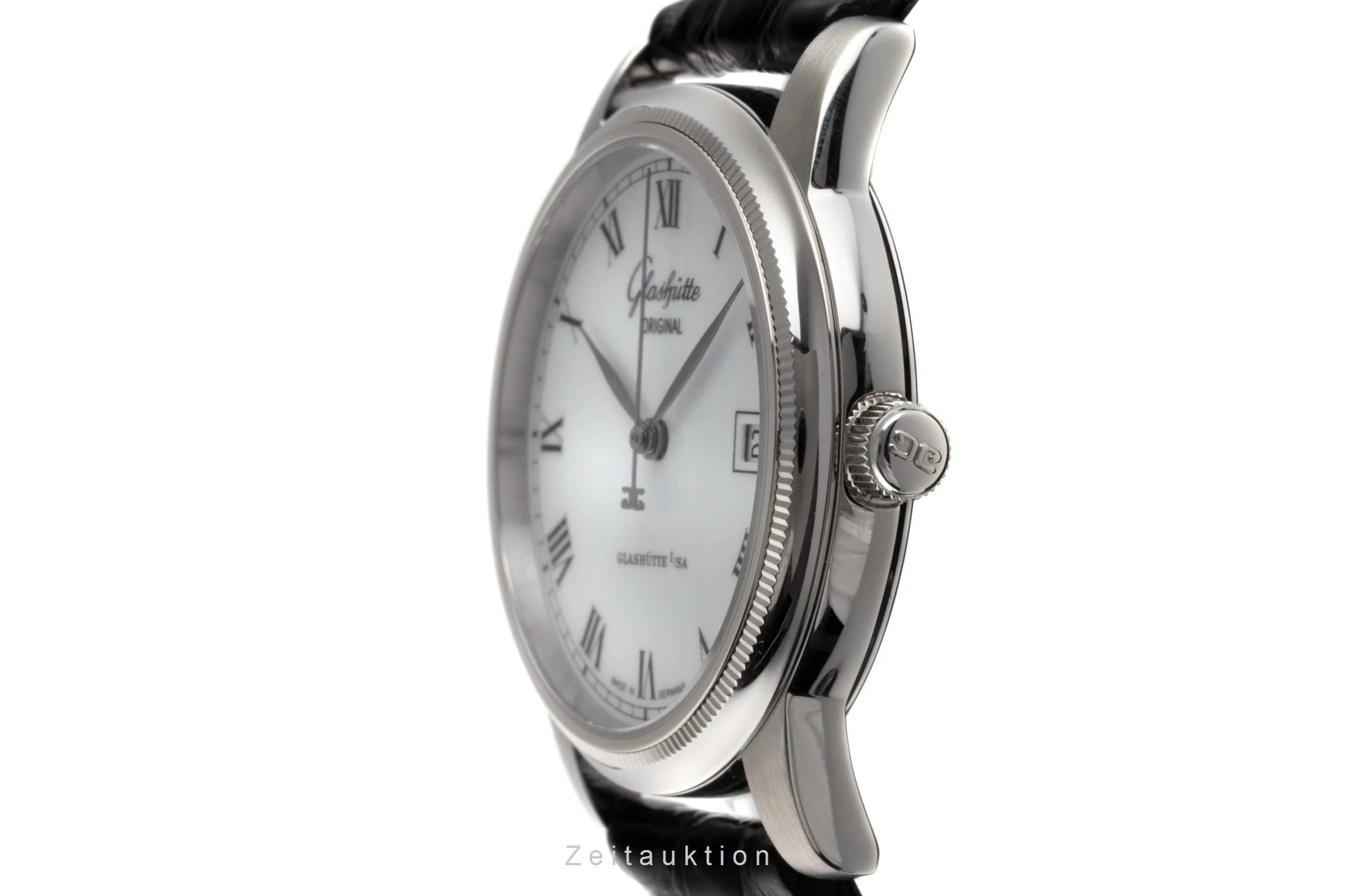 Glashütte Senator steel automatic men's watch 39-11-03-03-04 LP: 9000EUR  [2300229] - Image 6