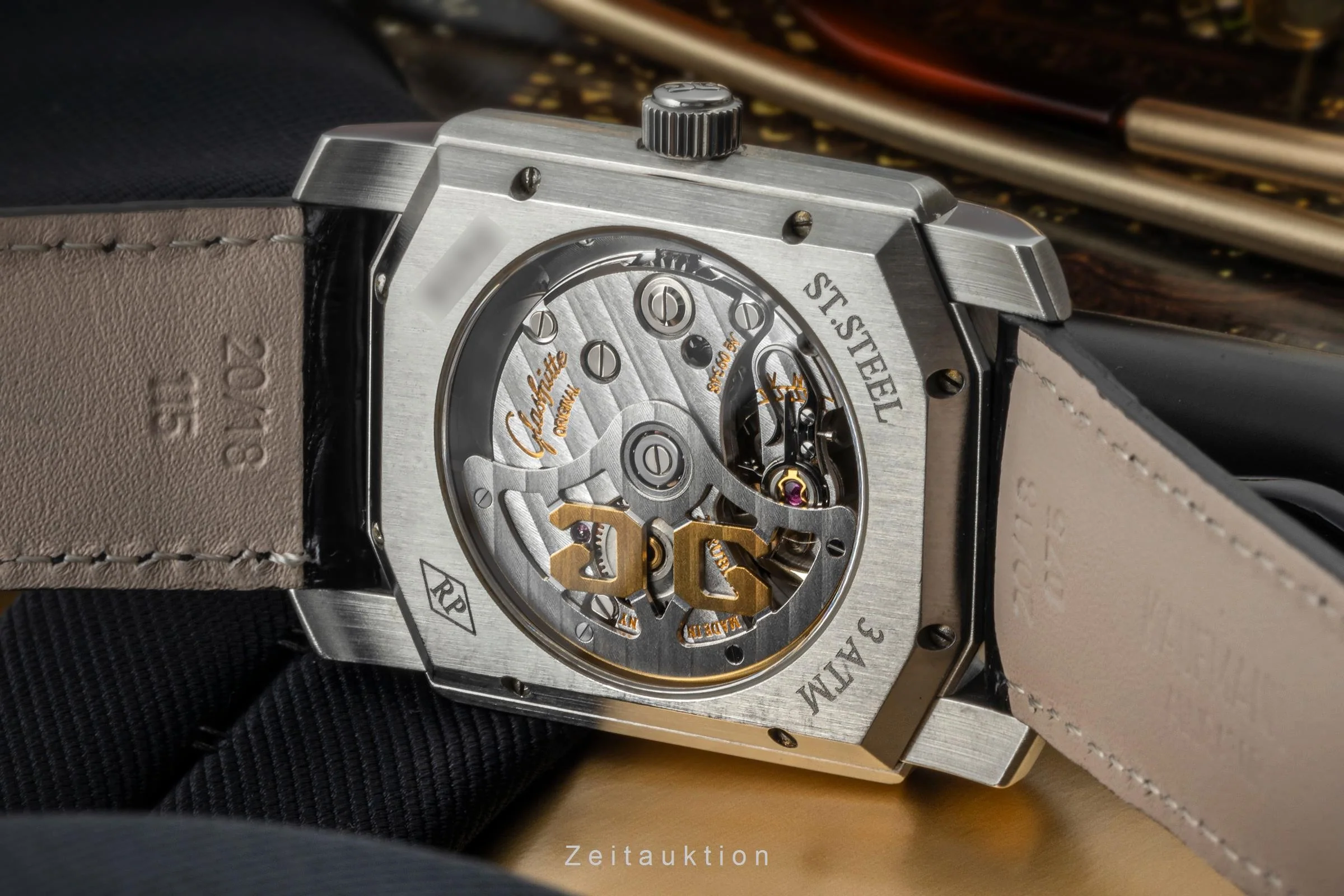 Glashütte Senator steel automatic men's watch 39-20-01-01-04  [2400487] - Image 14