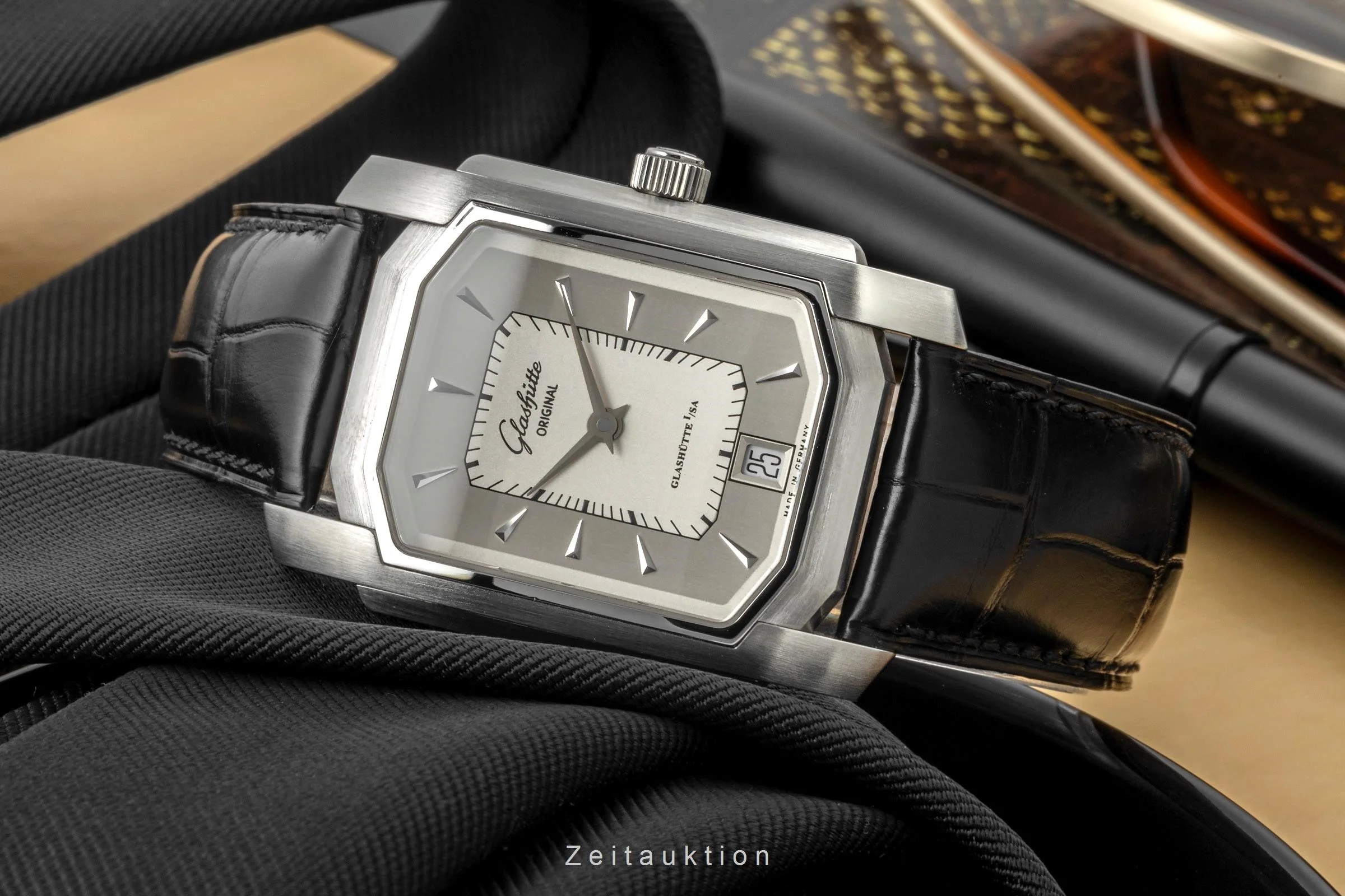 Glashütte Senator steel automatic men's watch 39-20-01-01-04  [2400487] - Image 2