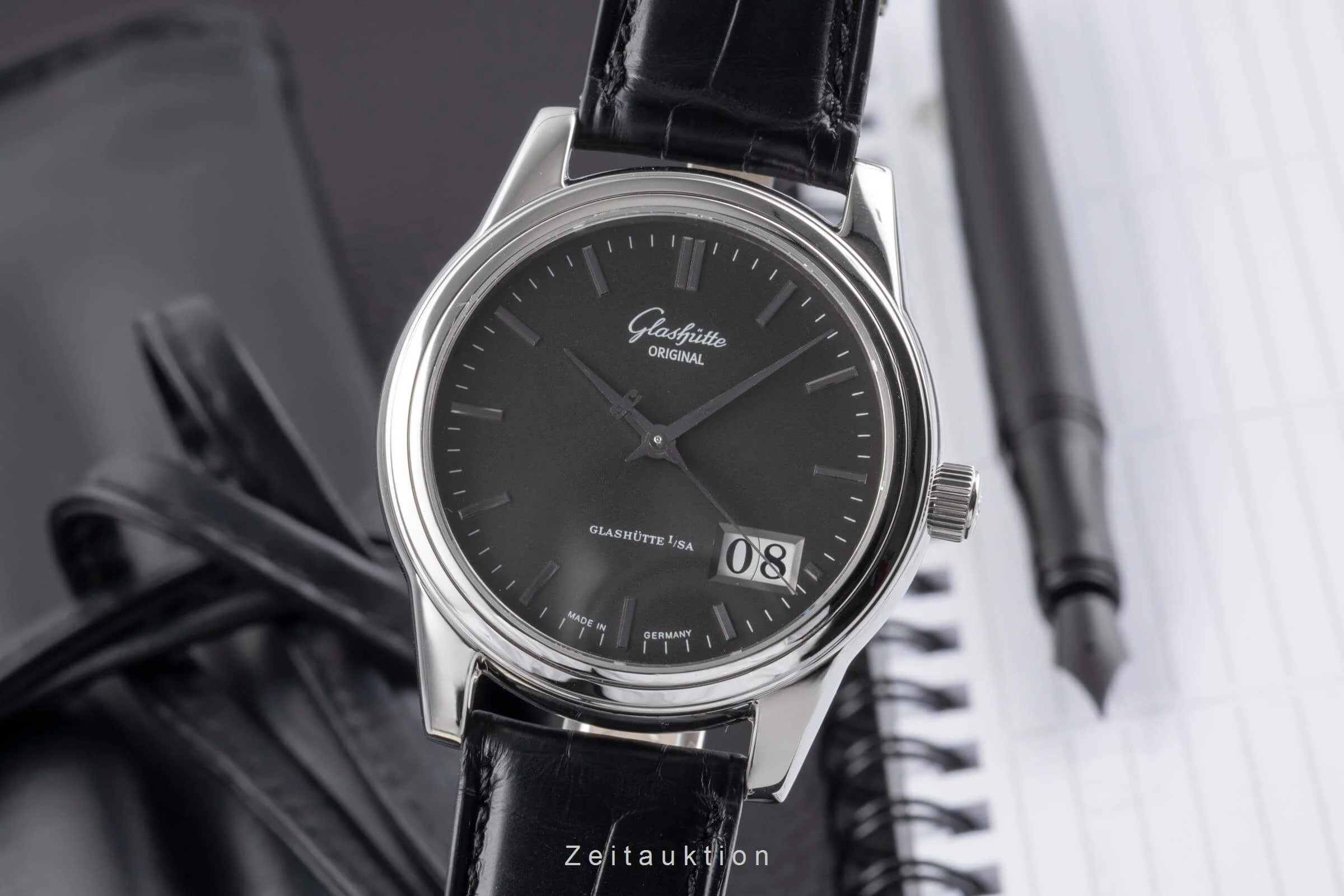Glashütte Senator steel automatic men's watch 39.42.14.24.04  [2502128] - Image 2