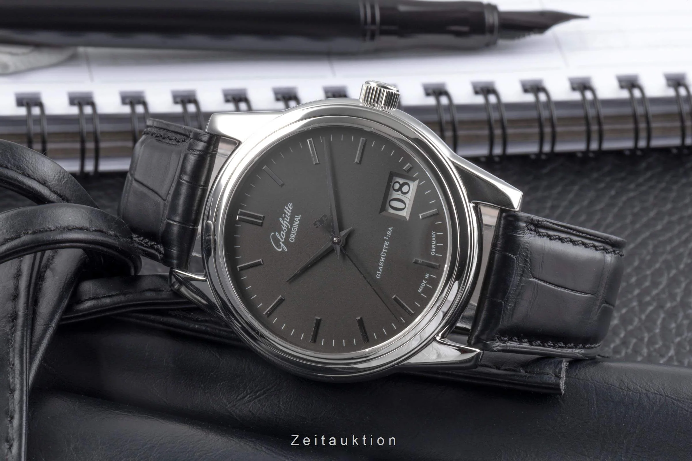 Glashütte Senator steel automatic men's watch 39.42.14.24.04  [2502128] - Image 3