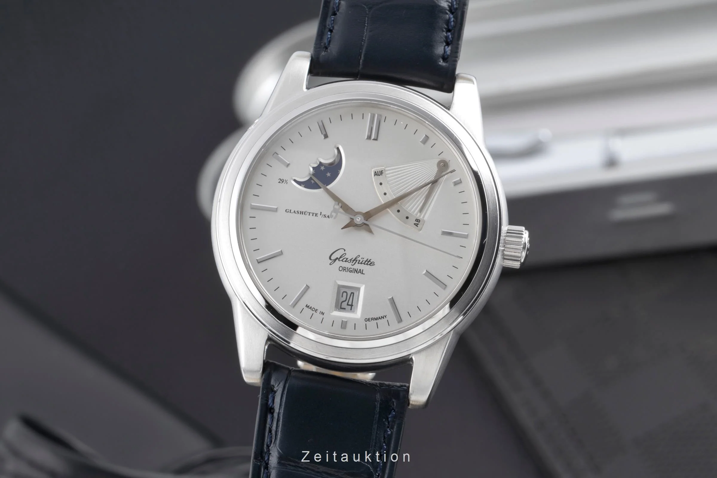 Glashütte Senator steel automatic men's watch 39-44-04-12-04  [2502801] - Image 2