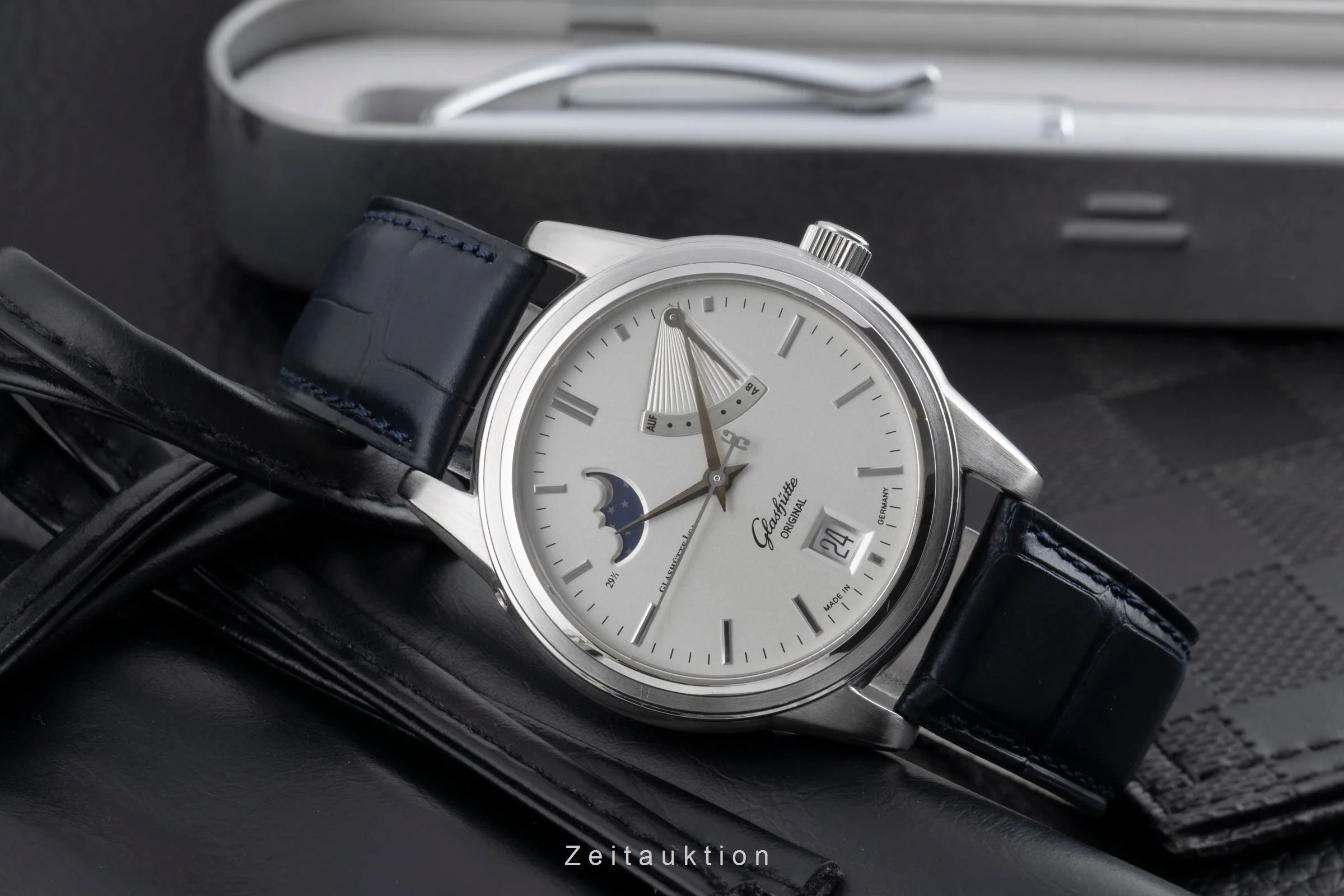 Glashütte Senator steel automatic men's watch 39-44-04-12-04  [2502801] - Image 3