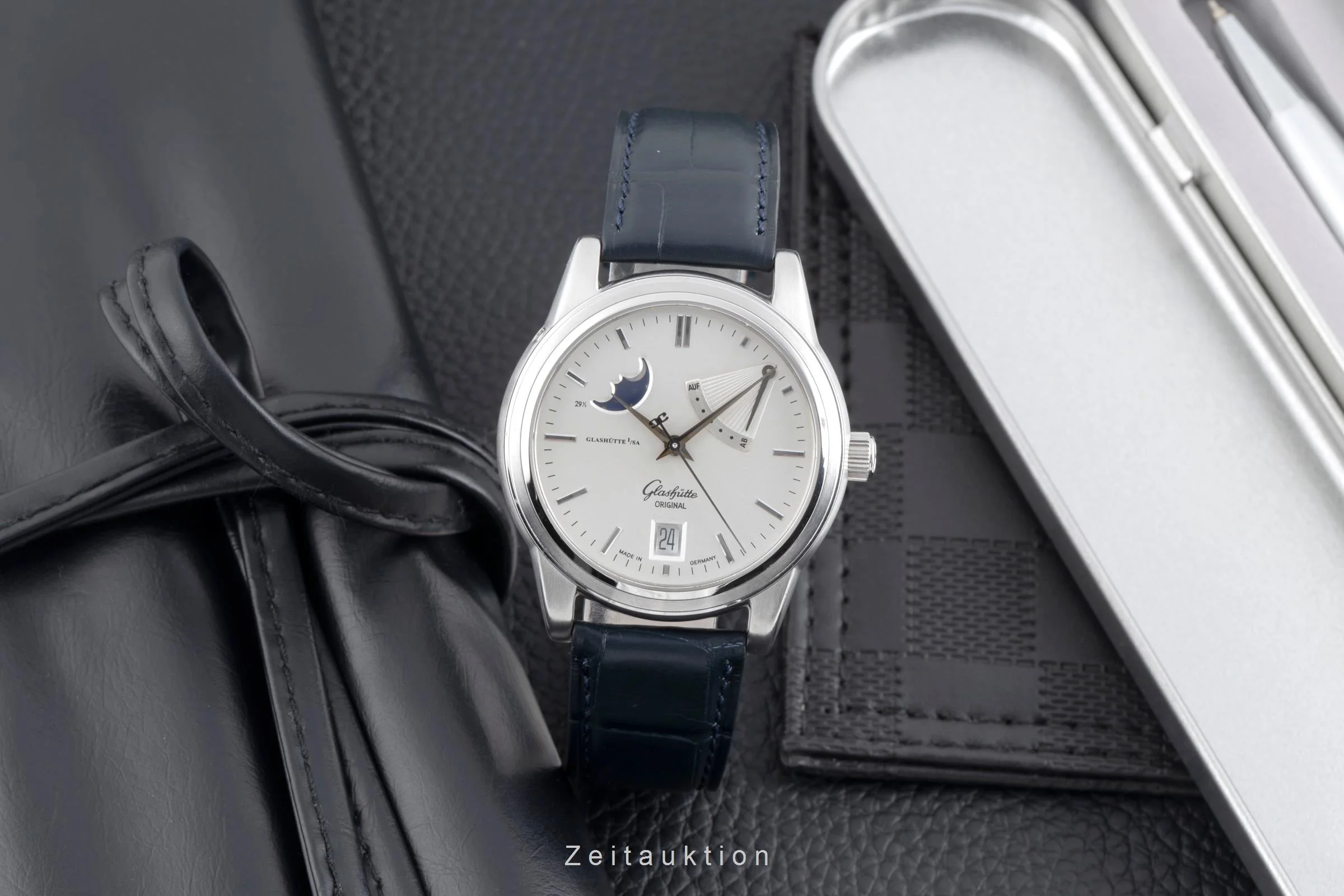 Glashütte Senator steel automatic men's watch 39-44-04-12-04  [2502801] - Image 4