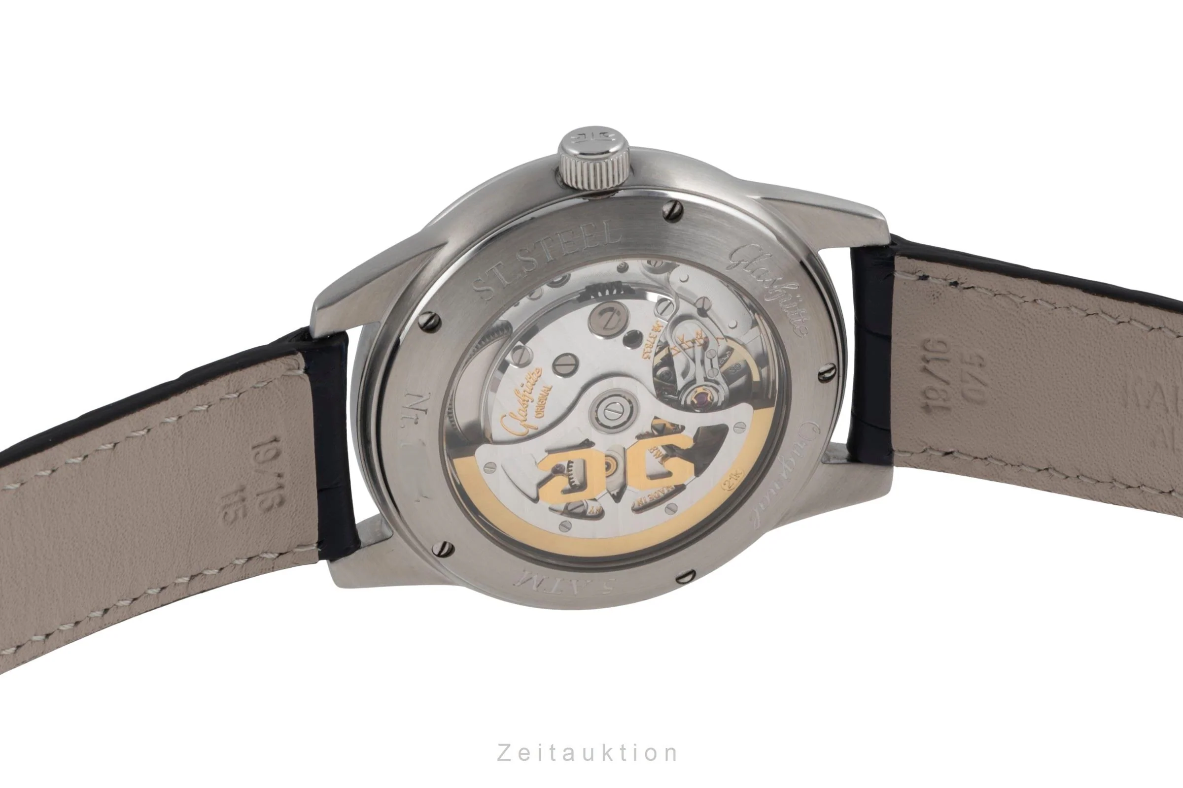 Glashütte Senator steel automatic men's watch 39-44-04-12-04  [2600086] - Image 11