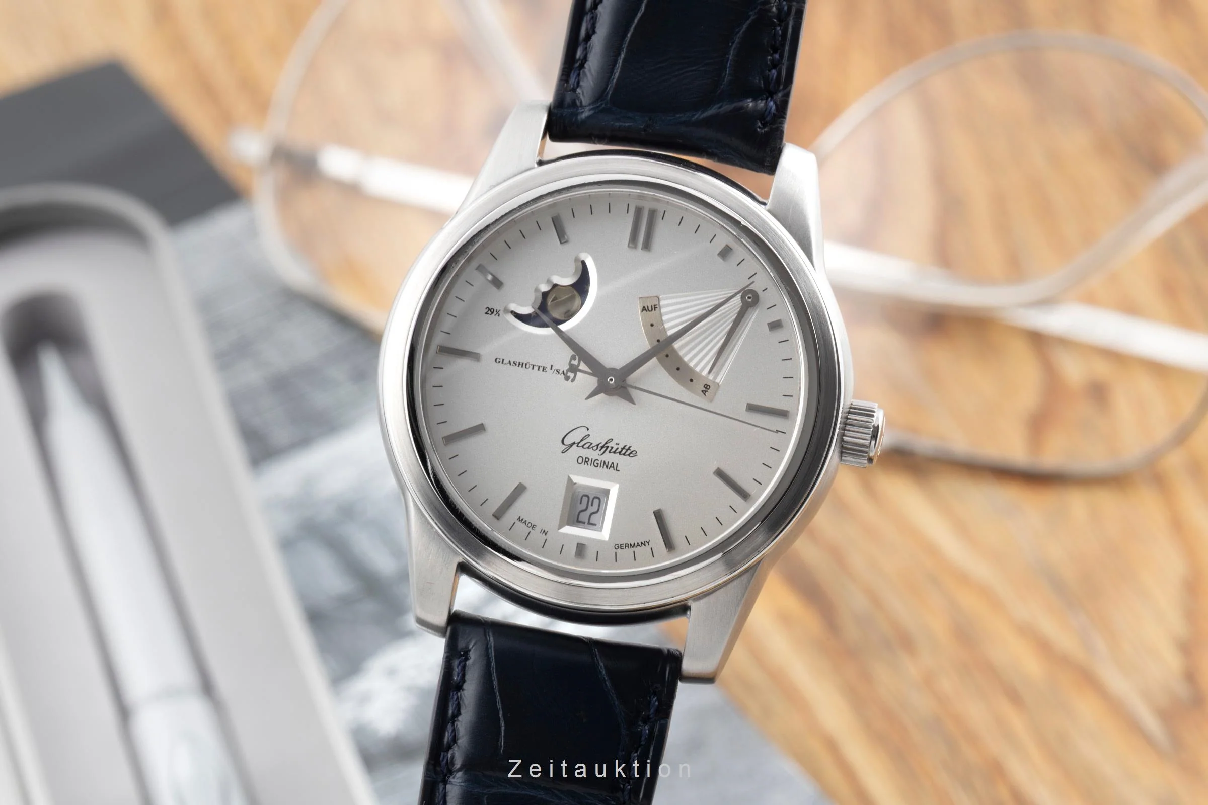 Glashütte Senator steel automatic men's watch 39-44-04-12-04  [2600086] - Image 2