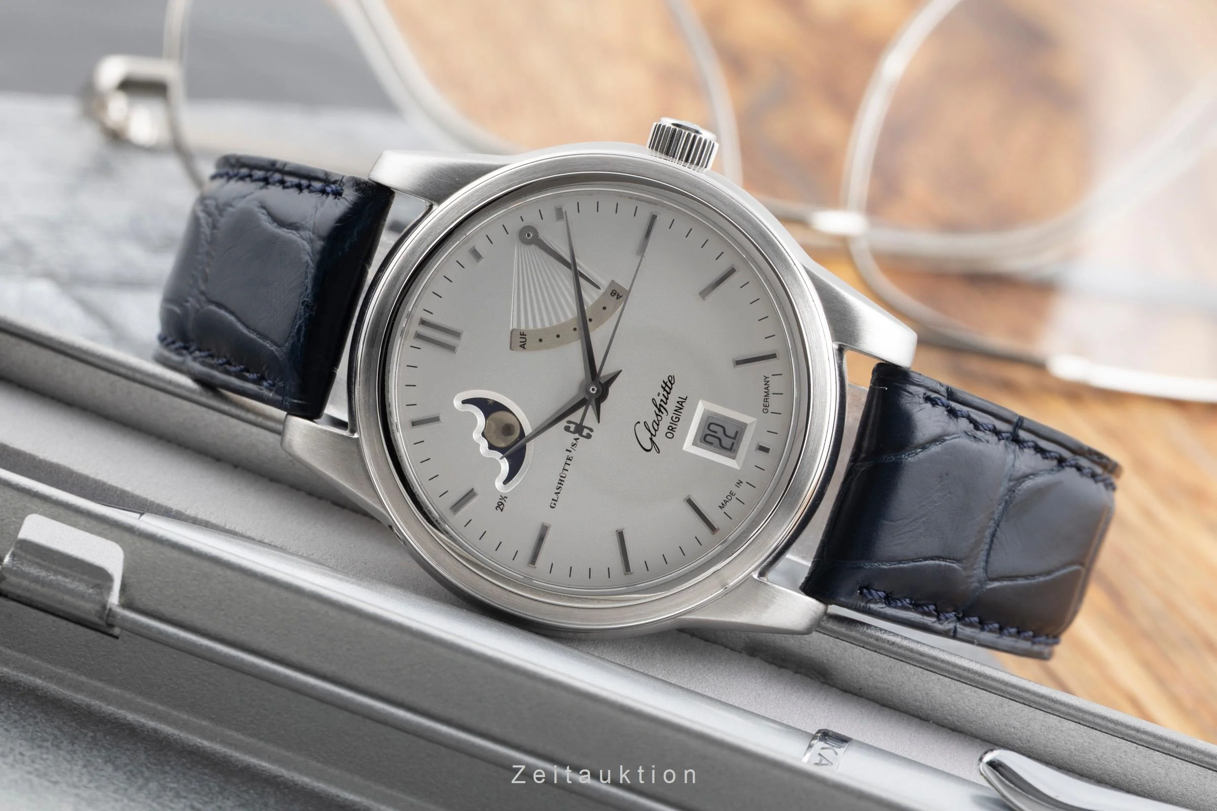 Glashütte Senator steel automatic men's watch 39-44-04-12-04  [2600086] - Image 3