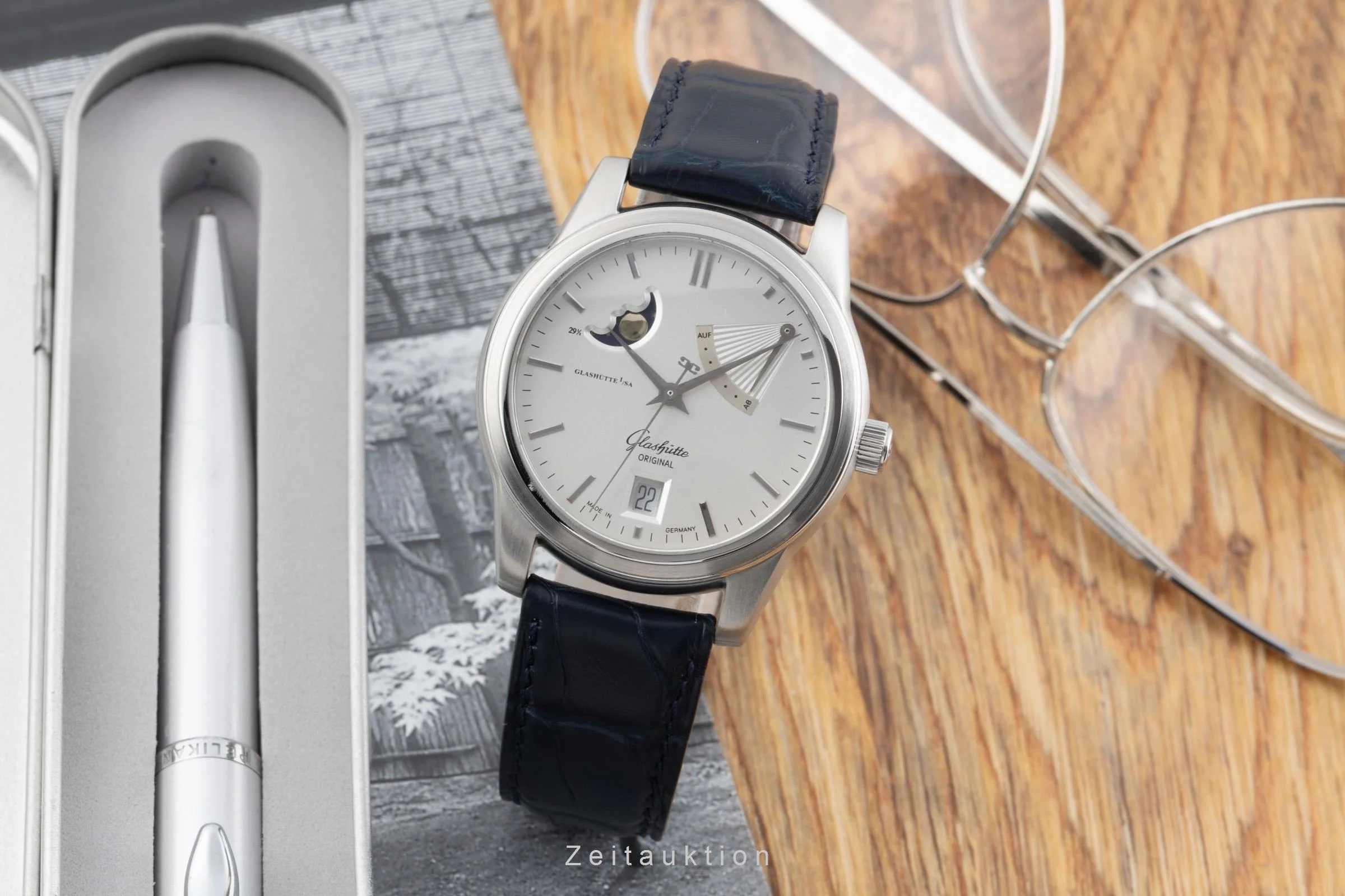 Glashütte Senator steel automatic men's watch 39-44-04-12-04  [2600086] - Image 4
