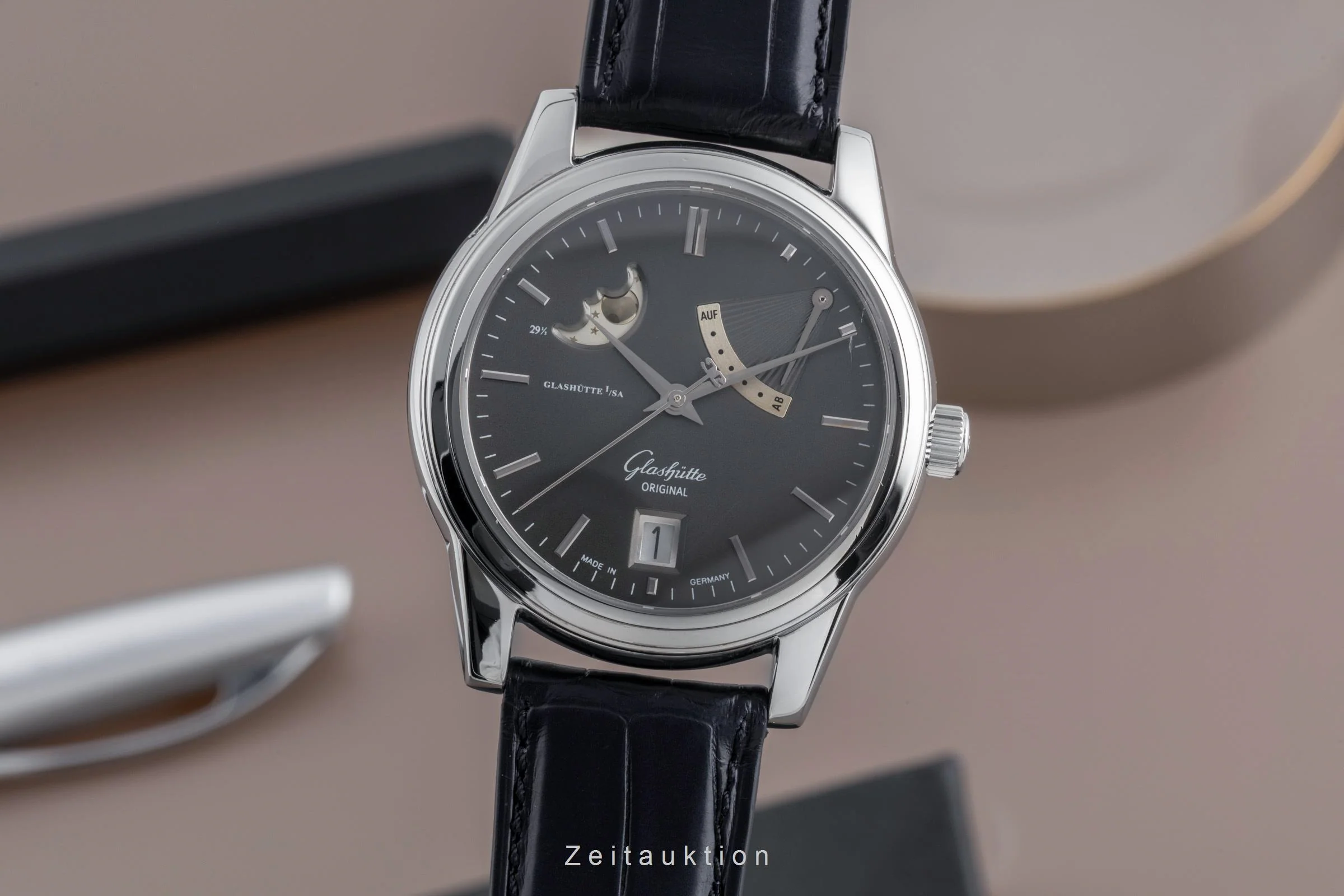 Glashütte Senator steel automatic men's watch 39-44-14-22-04  [2502572] - Image 2