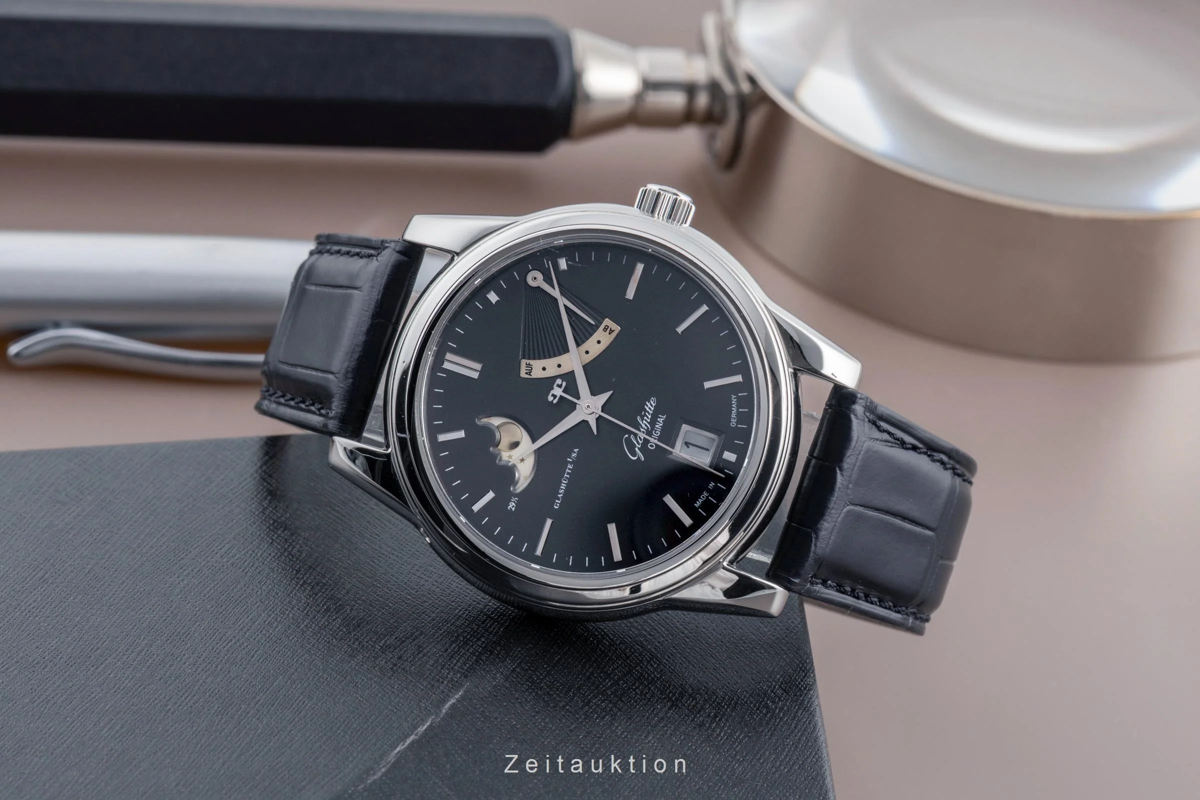 Glashütte Senator steel automatic men's watch 39-44-14-22-04  [2502572] - Image 3