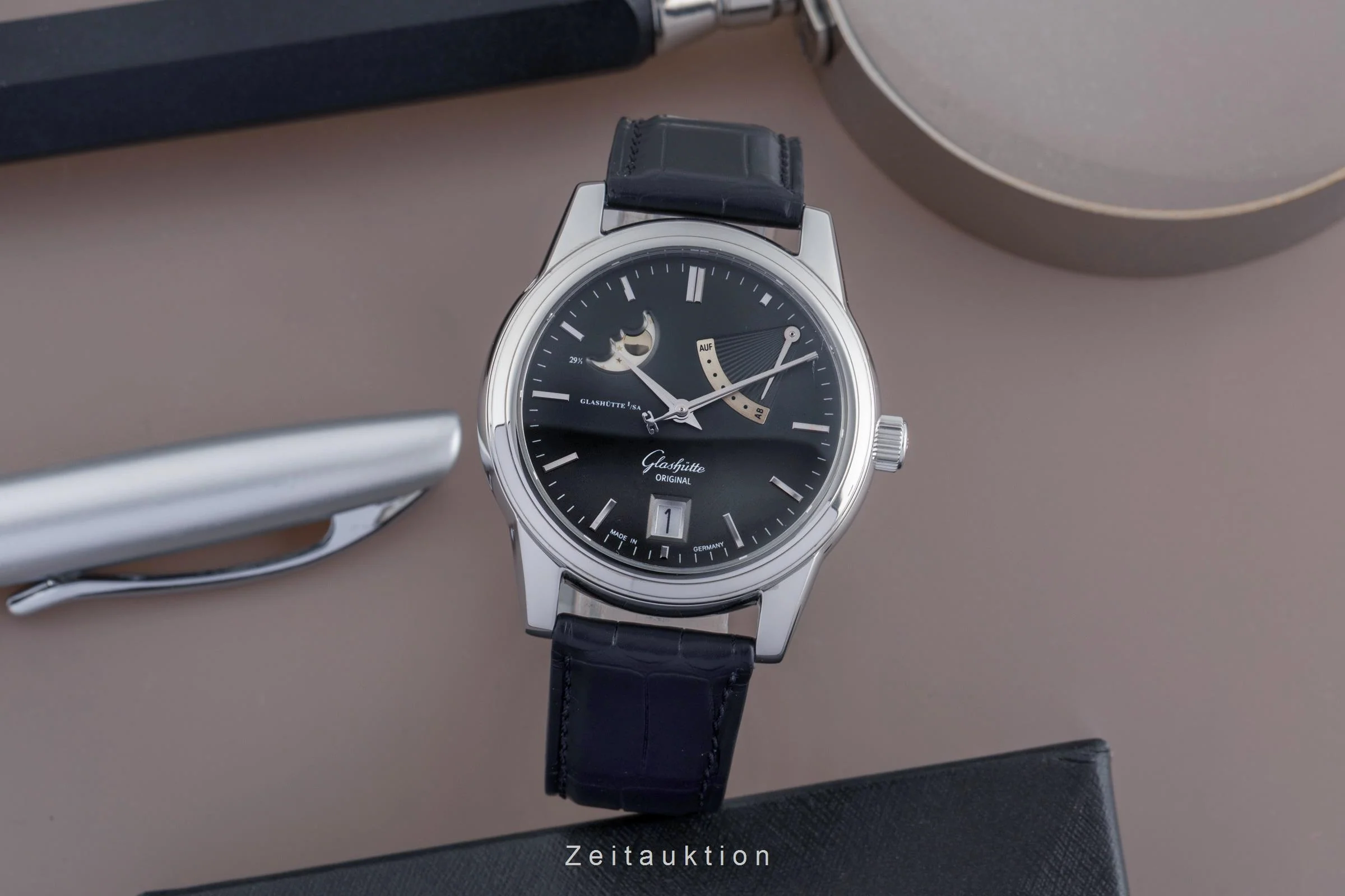 Glashütte Senator steel automatic men's watch 39-44-14-22-04  [2502572] - Image 4