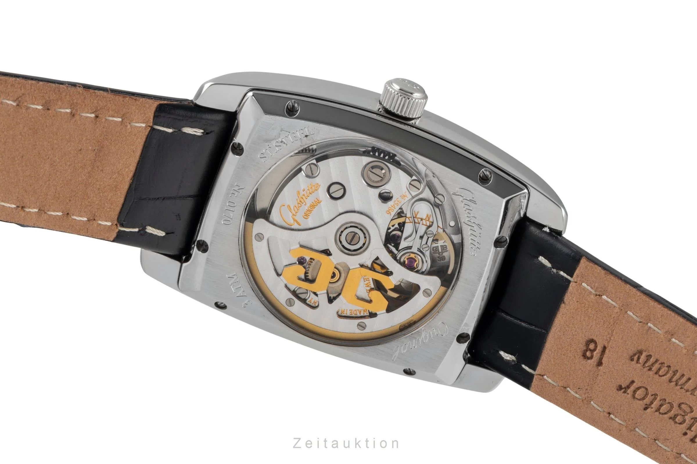 Glashütte Senator steel automatic men's watch 39-52-53-52-04  [2600097] - Image 12