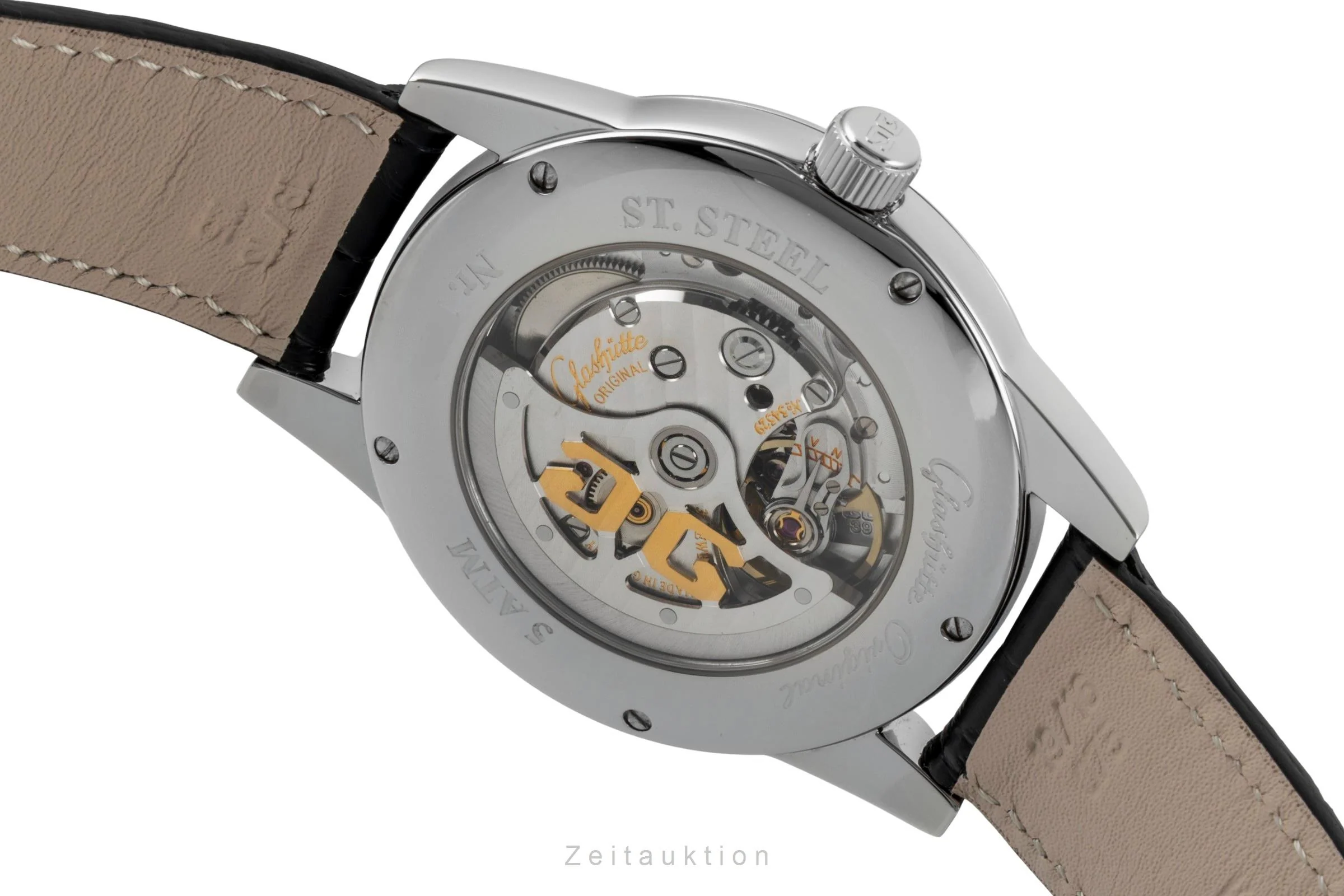 Glashütte Senator steel automatic men's watch 39-58-01-02-04  [2600158] - Image 13