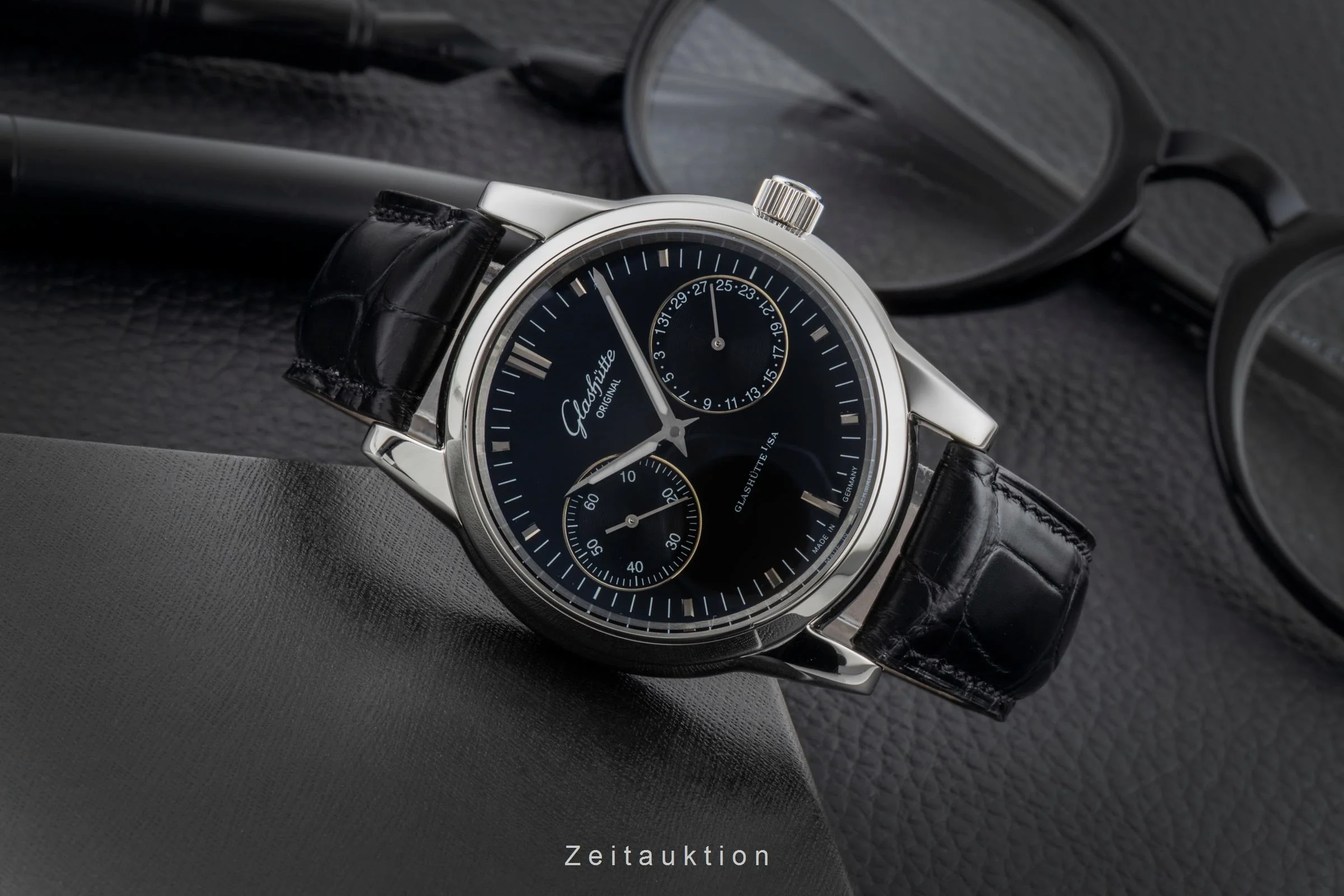 Glashütte Senator steel automatic men's watch 39-58-01-02-04  [2600158] - Image 3