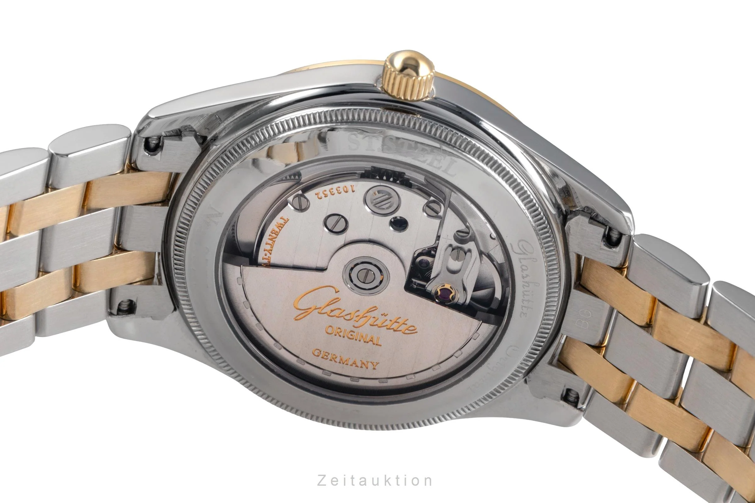 Glashütte Senator steel / gold automatic men's watch 10-33-05-18-04  [2504474] - Image 12