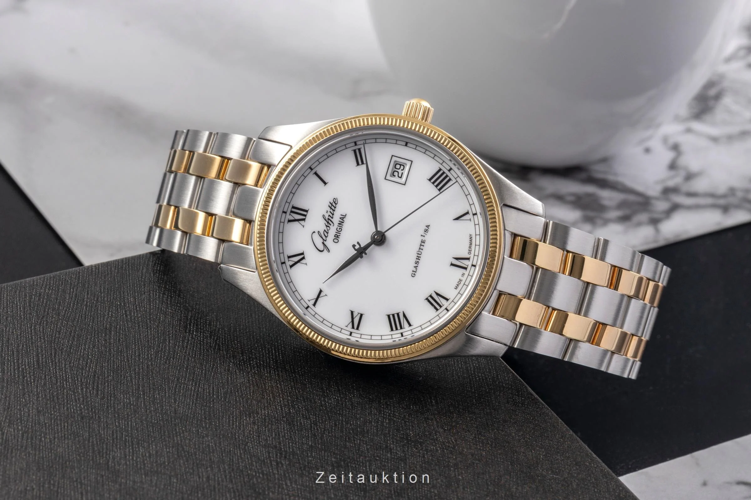 Glashütte Senator steel / gold automatic men's watch 10-33-05-18-04  [2504474] - Image 3
