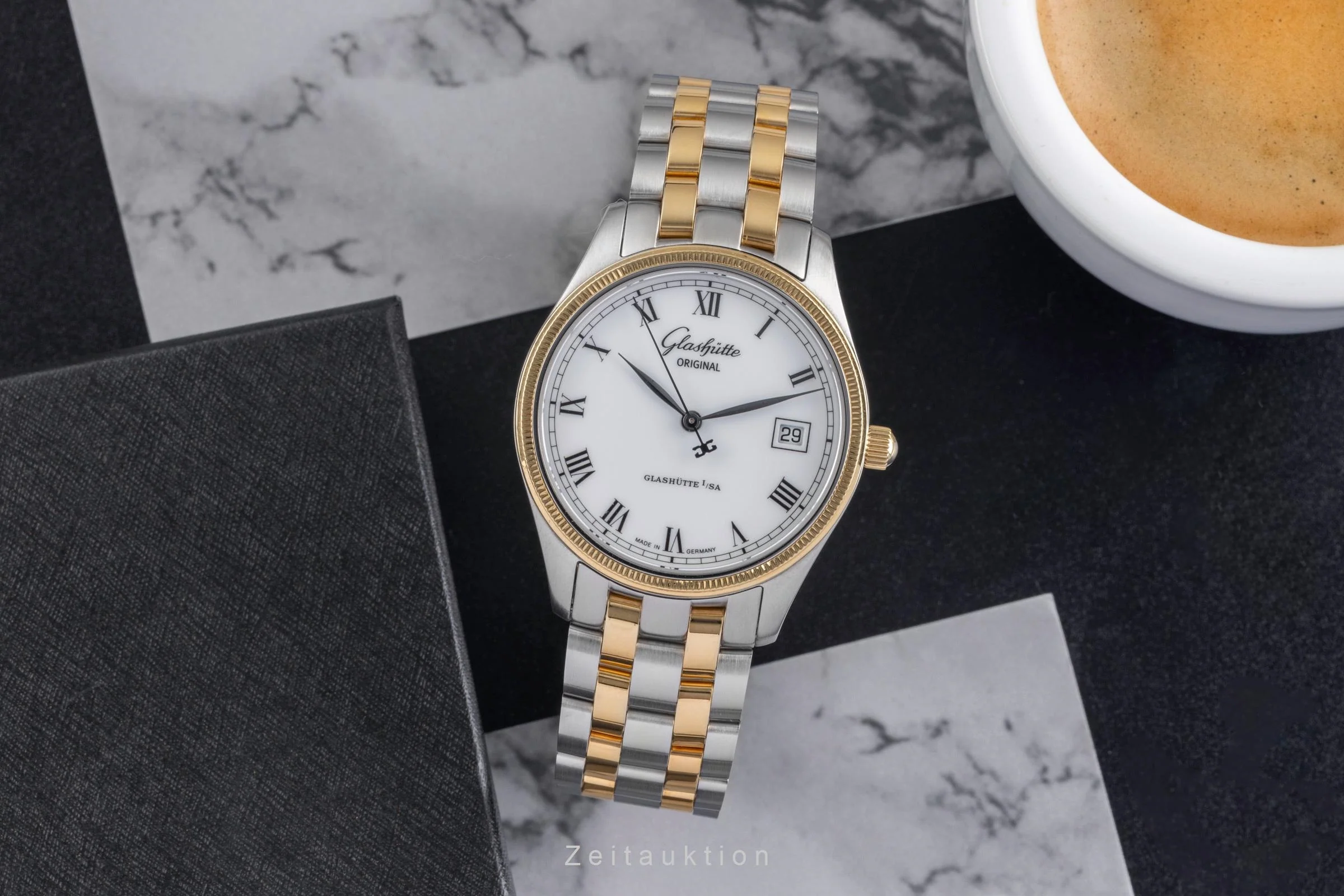 Glashütte Senator steel / gold automatic men's watch 10-33-05-18-04  [2504474] - Image 4