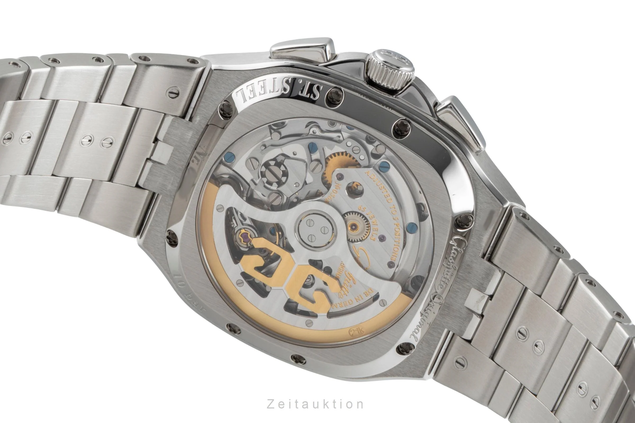 Glashütte Seventies chronograph steel automatic men's watch 1-37-02-01-02-70 LP: 16100EUR  [2505708] - Image 11