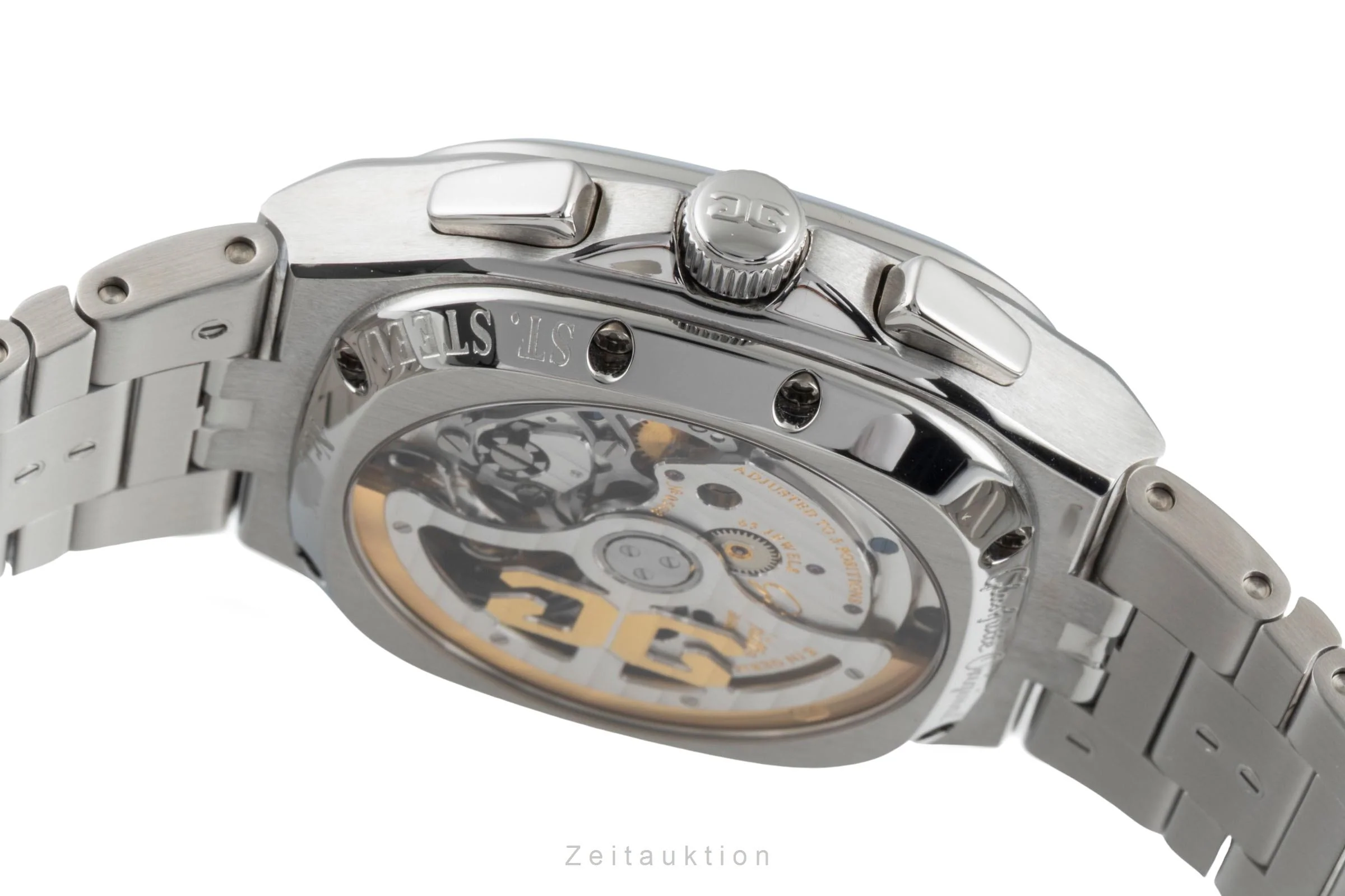 Glashütte Seventies chronograph steel automatic men's watch 1-37-02-01-02-70 LP: 16100EUR  [2505708] - Image 12