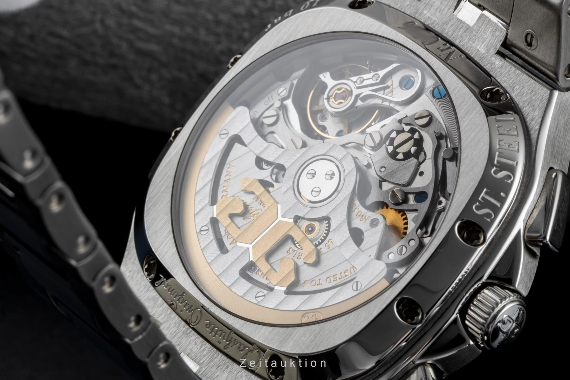 Glashütte Seventies chronograph steel automatic men's watch 1-37-02-01-02-70 LP: 16100EUR  [2505708] - Image 16