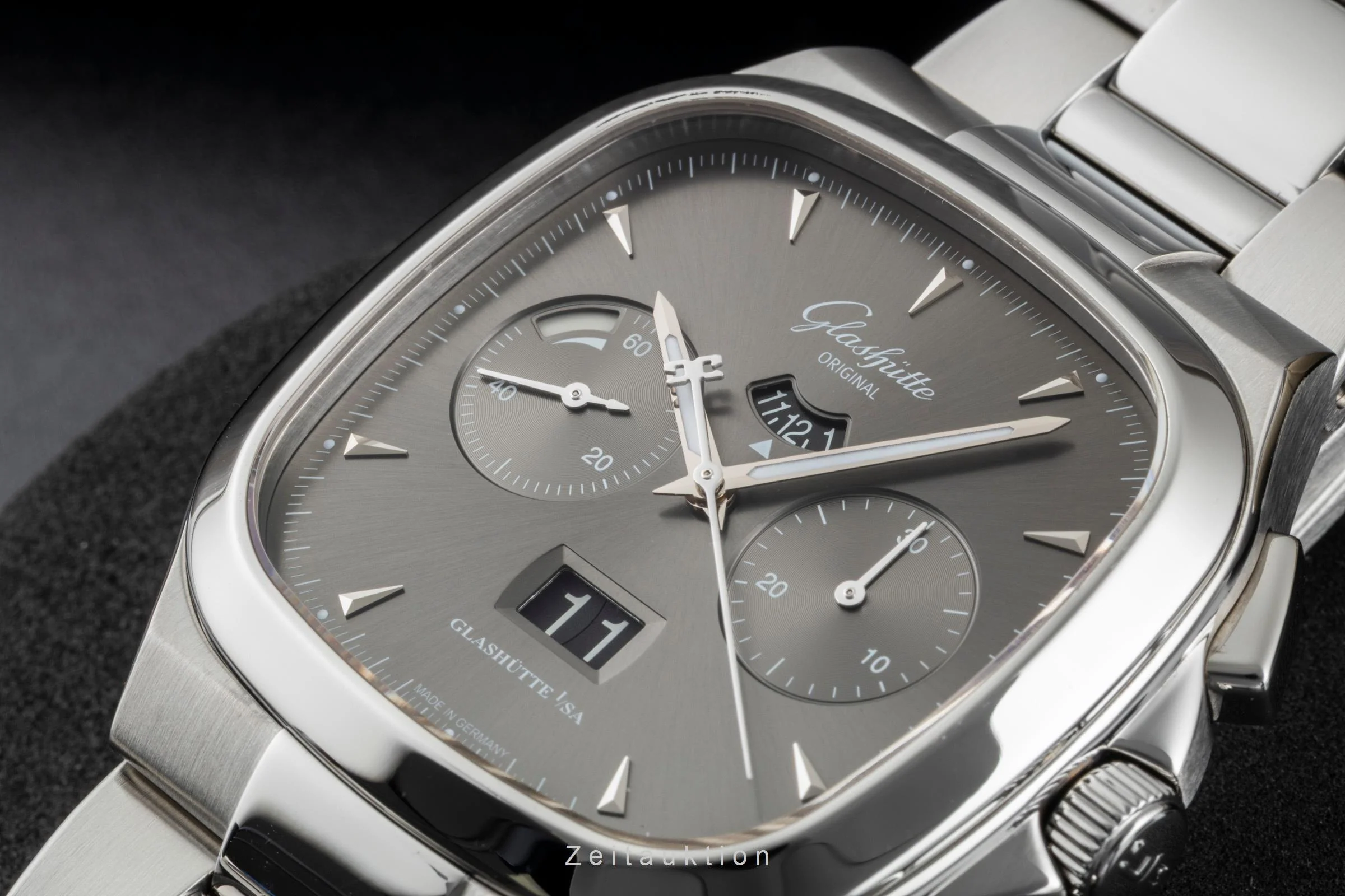 Glashütte Seventies chronograph steel automatic men's watch 1-37-02-01-02-70 LP: 16100EUR  [2505708] - Image 18