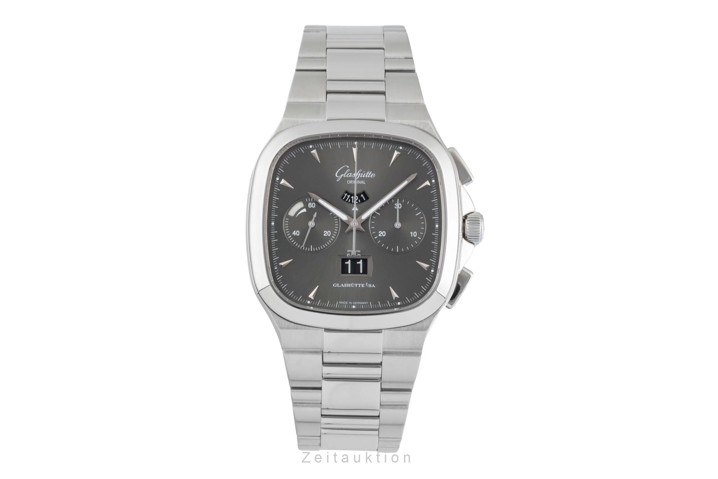 Glashütte Seventies chronograph steel automatic men's watch 1-37-02-01-02-70 LP: 16100EUR  [2505708] - Image 5