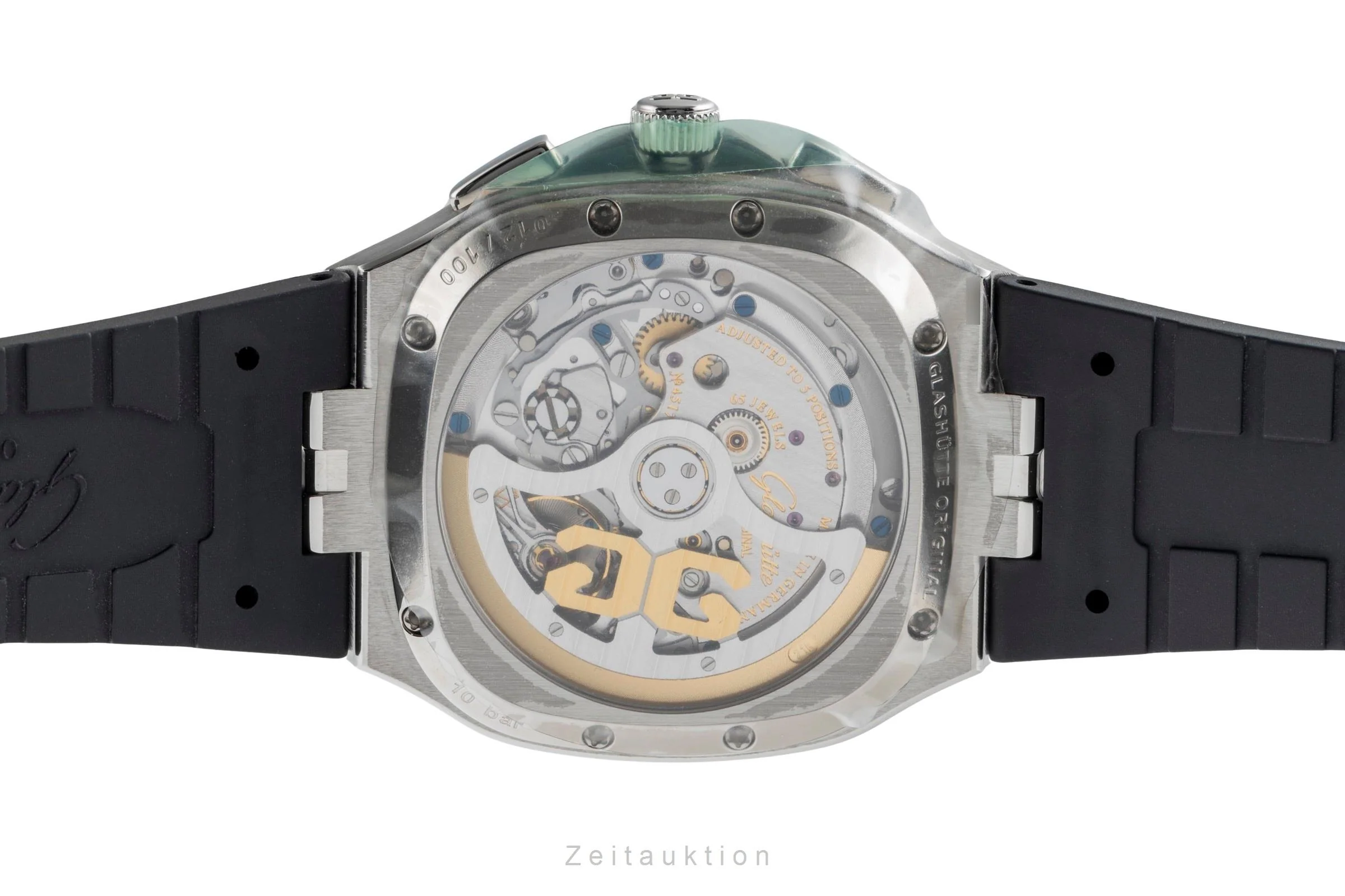 Glashütte Seventies chronograph steel automatic men's watch 1-37-02-10-02-63 Limited  [2504258] - Image 11