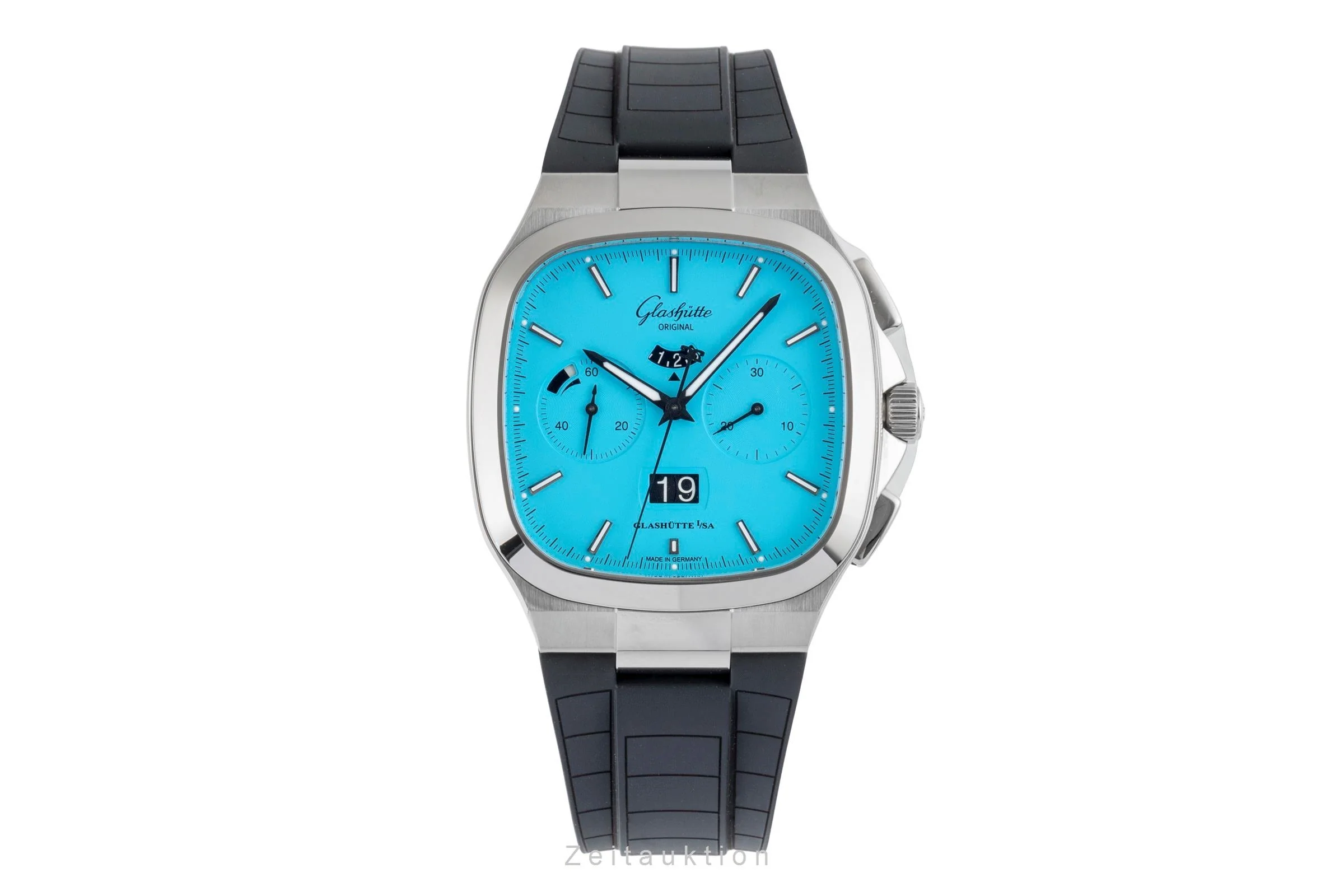 Glashütte Seventies chronograph steel automatic men's watch 1-37-02-10-02-63 Limited  [2504258] - Image 5
