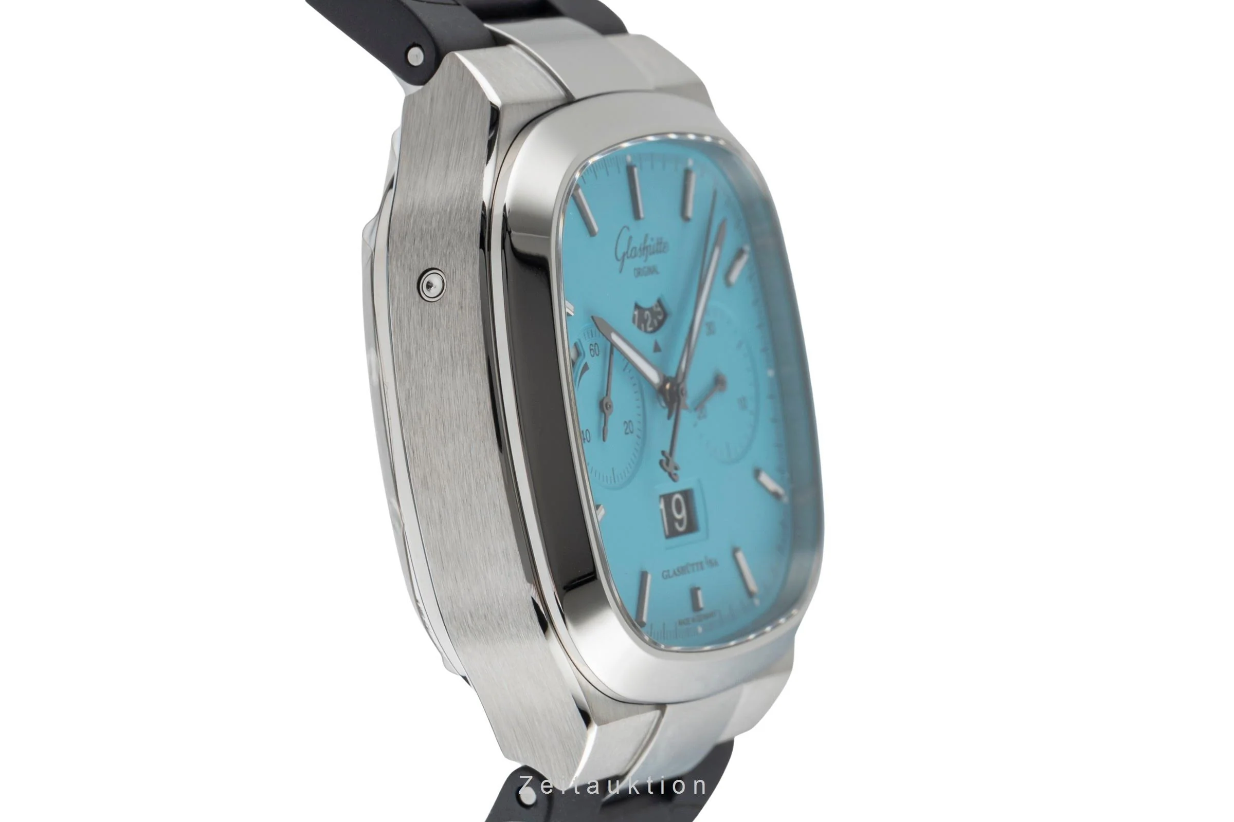 Glashütte Seventies chronograph steel automatic men's watch 1-37-02-10-02-63 Limited  [2504258] - Image 8