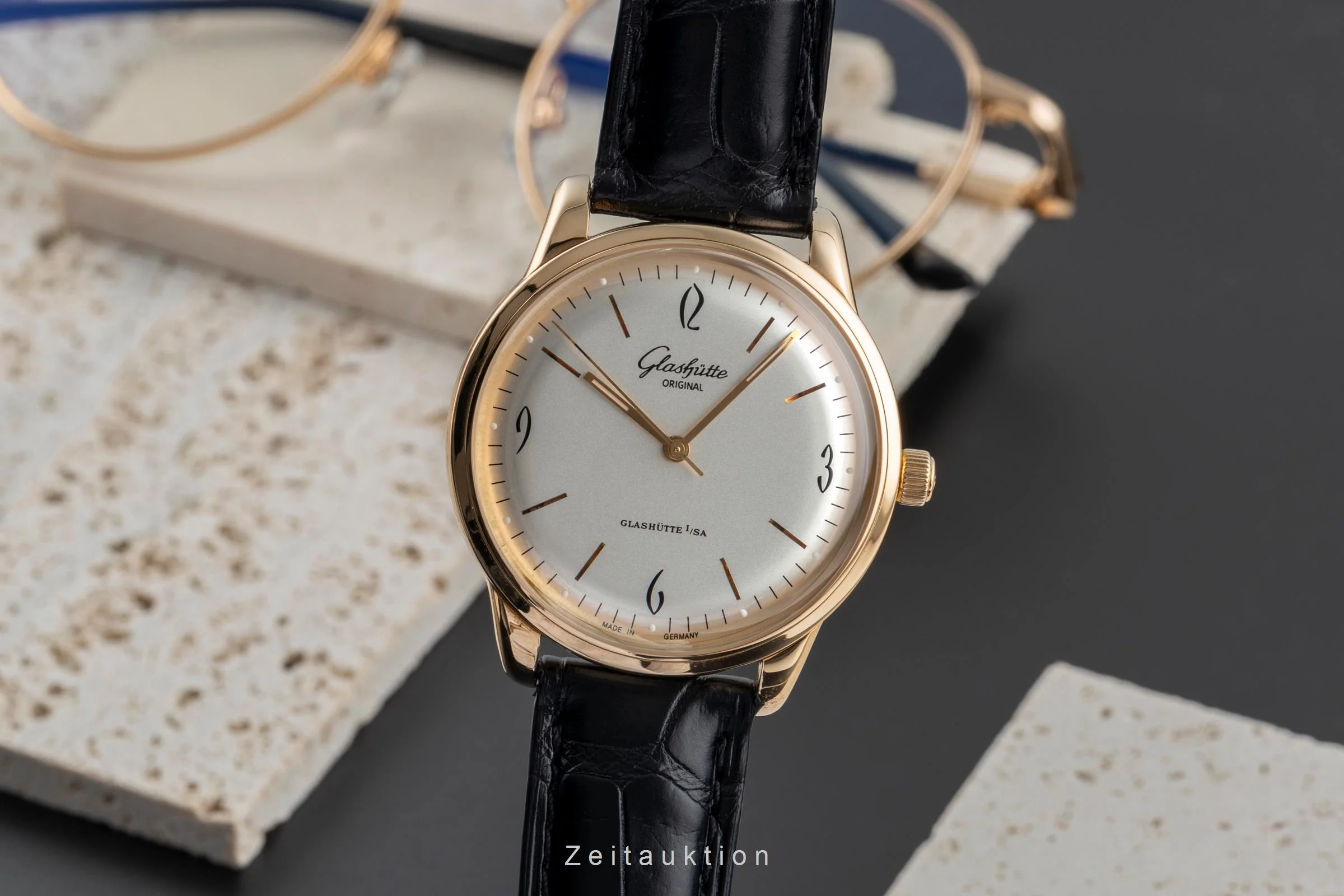 Glashütte Sixties 18 ct red gold automatic men's watch 1-39-52-01-01-04 LP: 14100EUR  [2504107] - Image 2