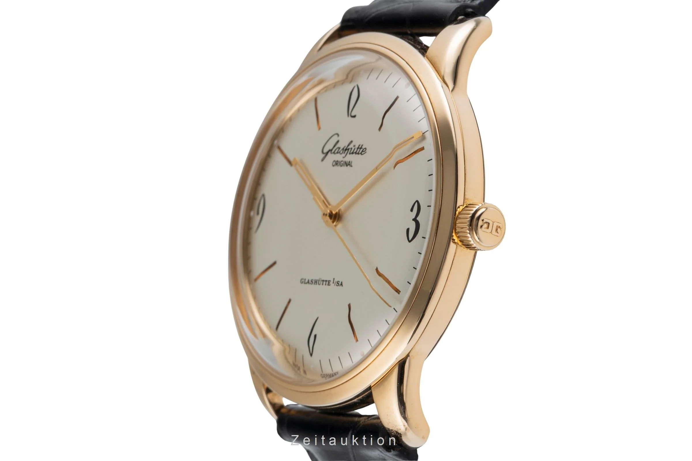 Glashütte Sixties 18 ct red gold automatic men's watch 1-39-52-01-01-04 LP: 14100EUR  [2504107] - Image 7