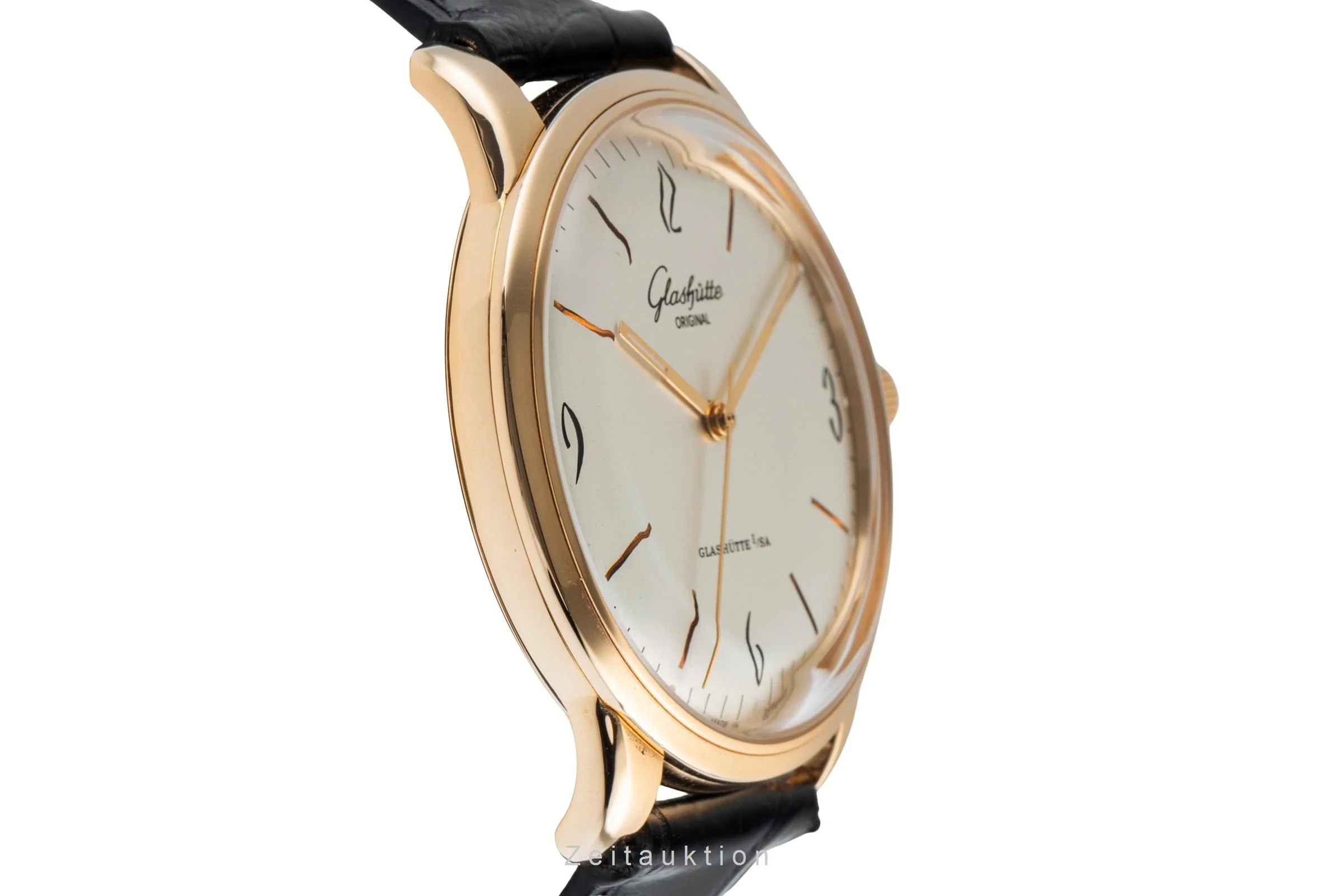 Glashütte Sixties 18 ct red gold automatic men's watch 1-39-52-01-01-04 LP: 14100EUR  [2504107] - Image 8